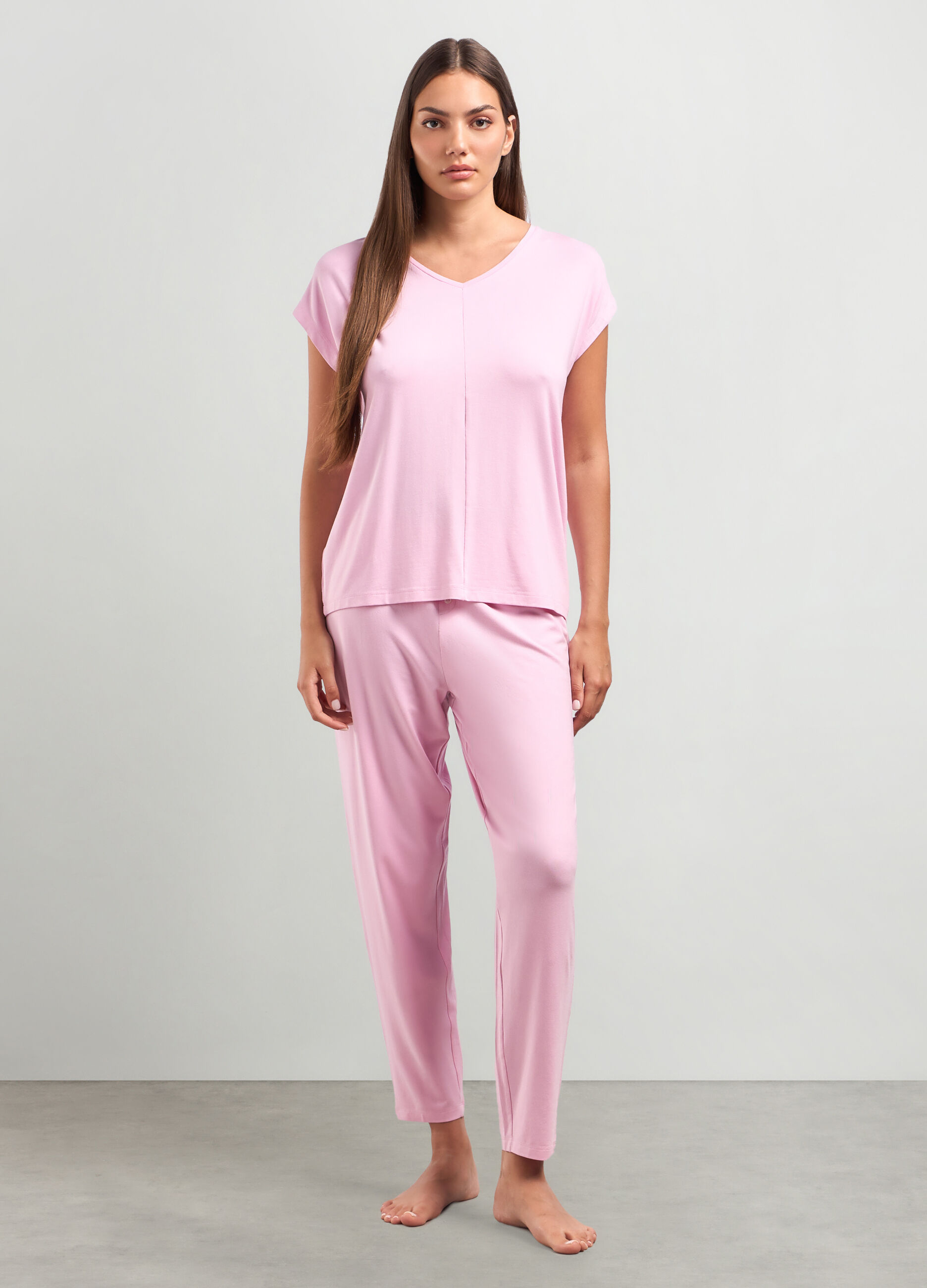Pigiami corti in seta on sale