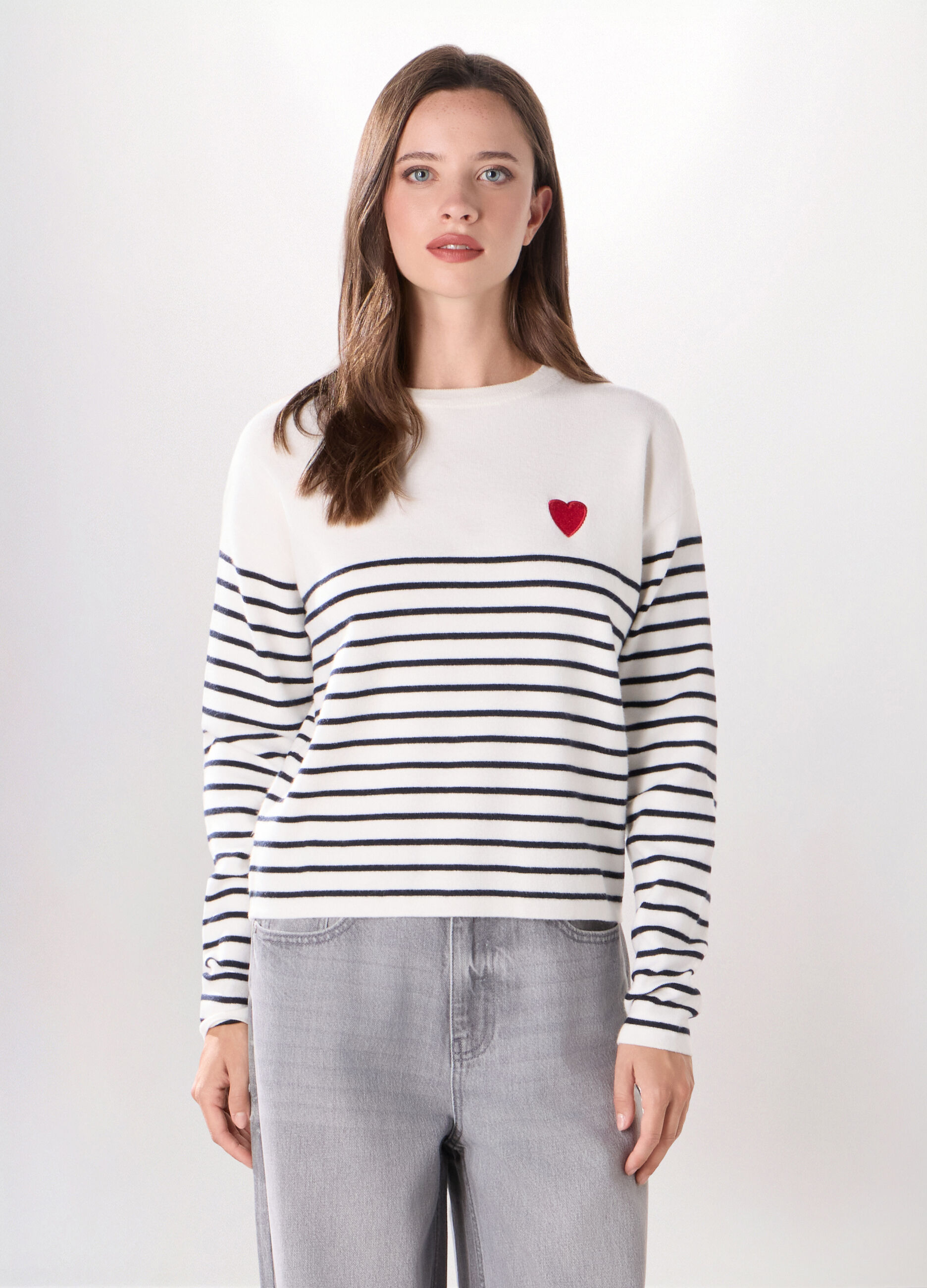 Girocollo tricot misto viscosa donna_0
