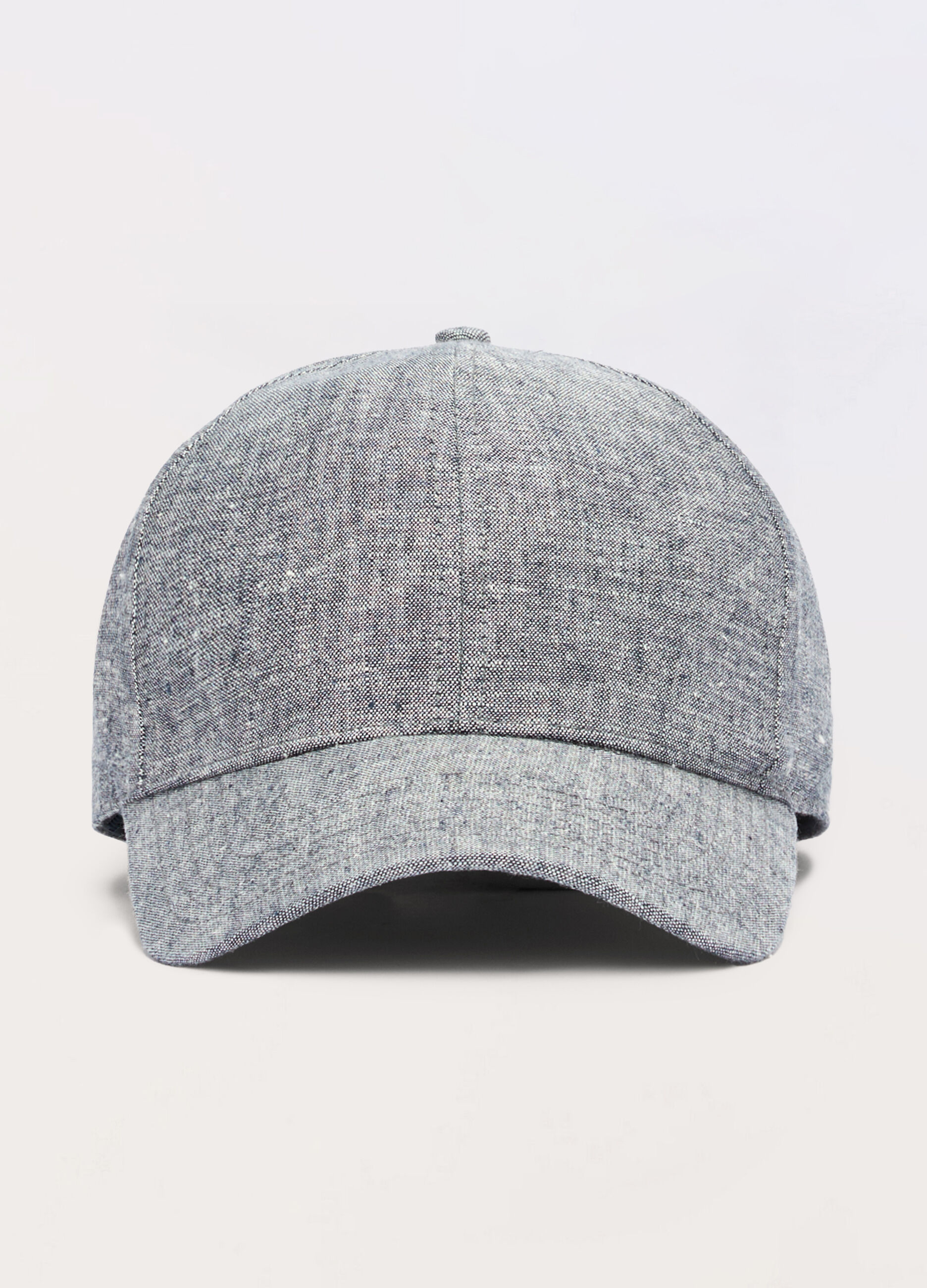 Cappello baseball in cotone e lino uomo