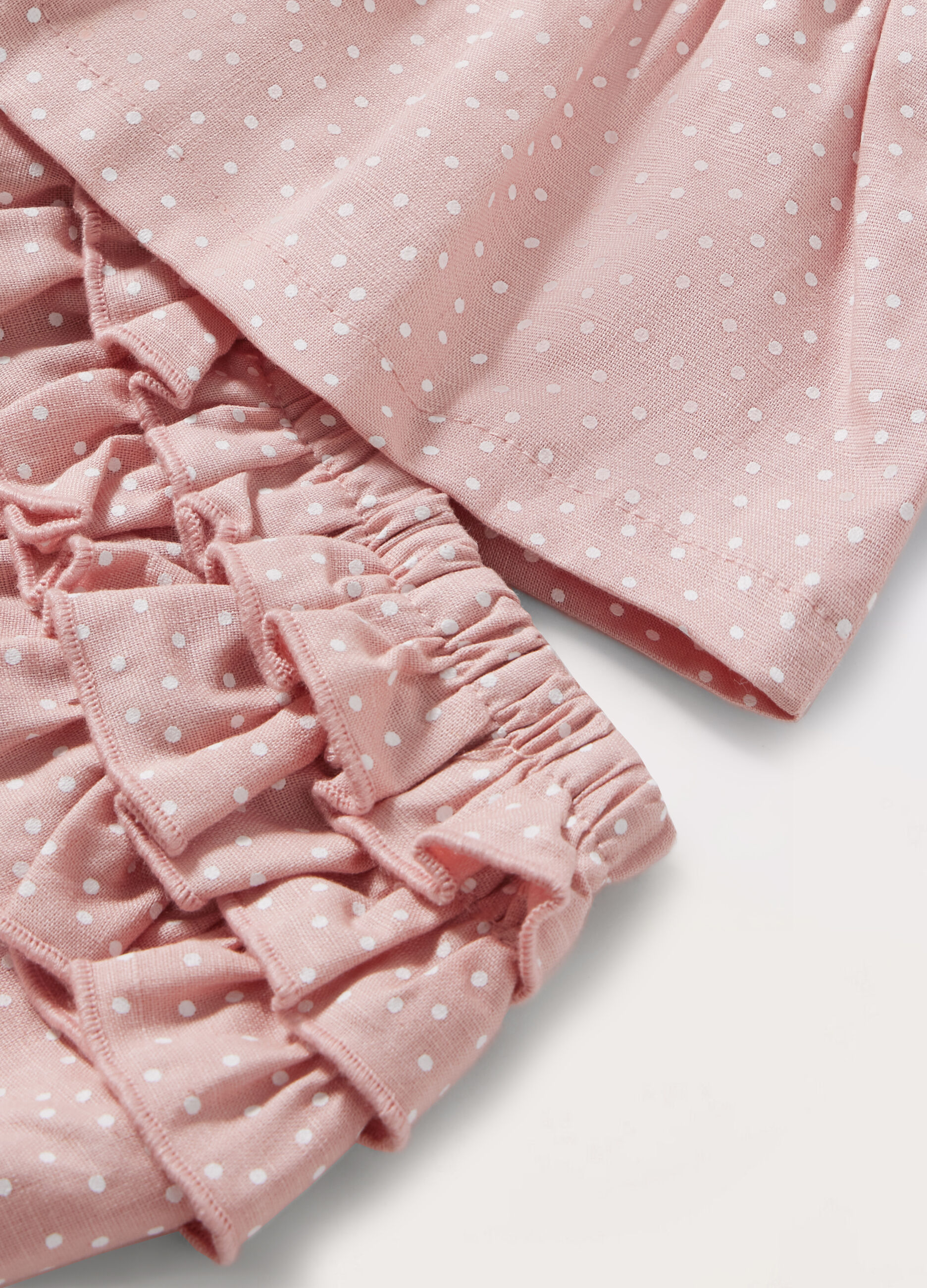 Set vestito + culotte in misto lino neonata_1