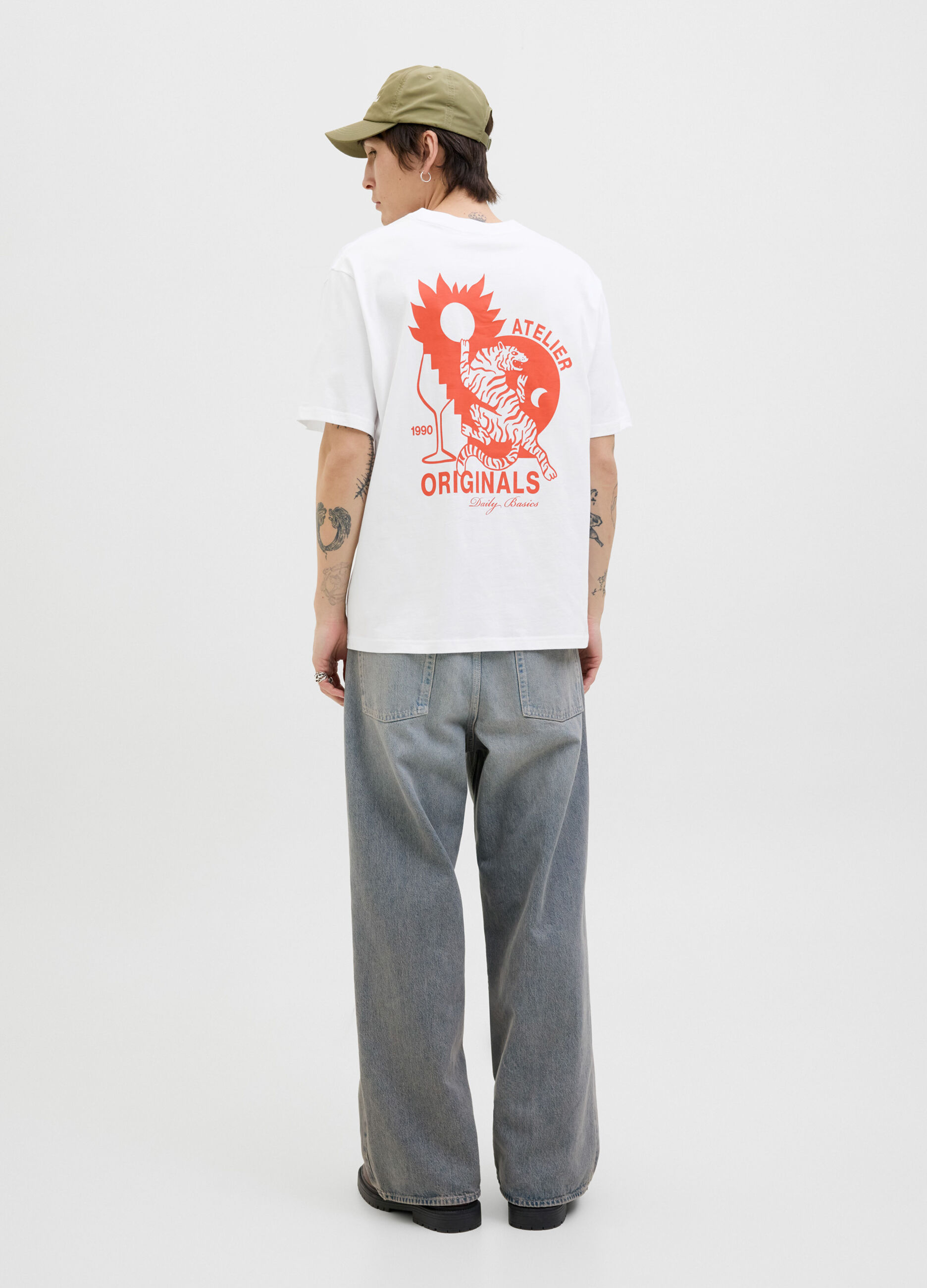 T-shirt girocollo loose fit uomo_2