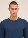 Maglia del pigiama a righe in puro cotone uomo_2