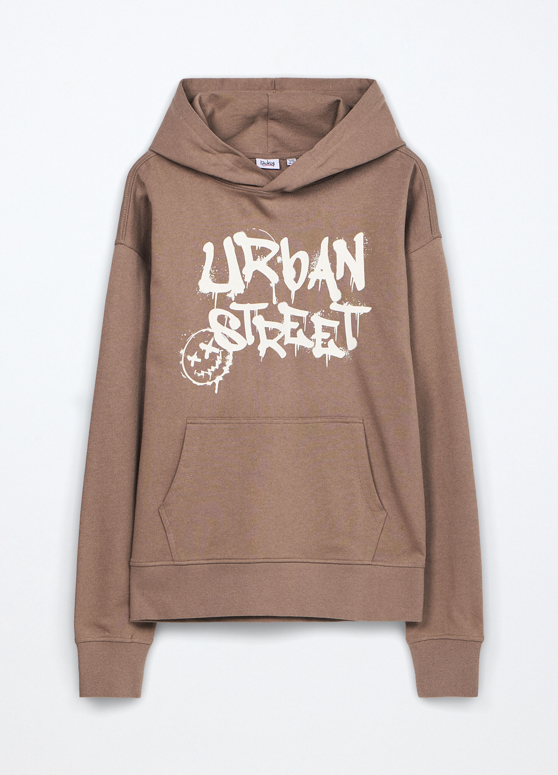 Felpa in french terry di puro cotone ragazzo_0