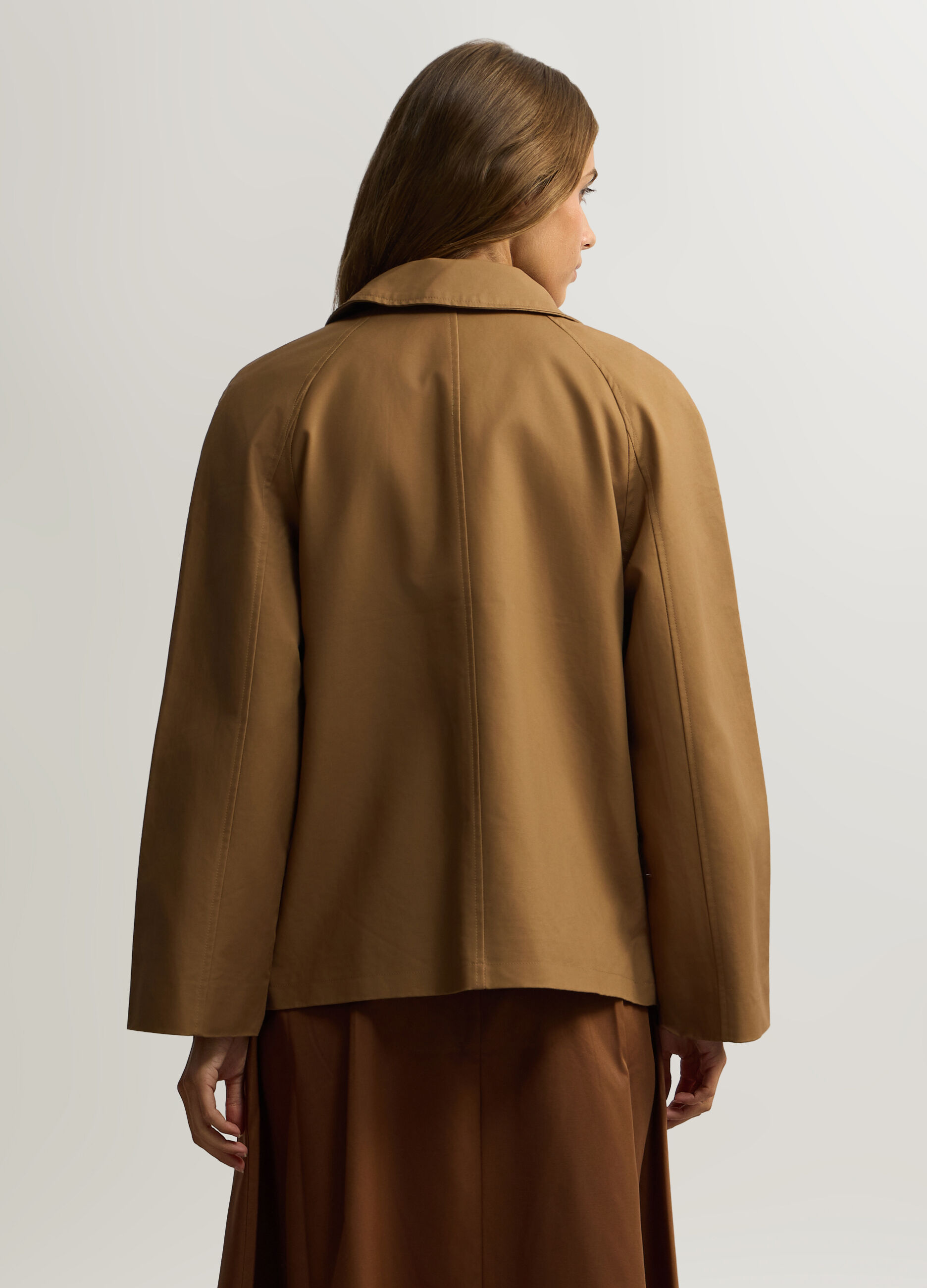 Trench Fit Over in puro cotone donna_1