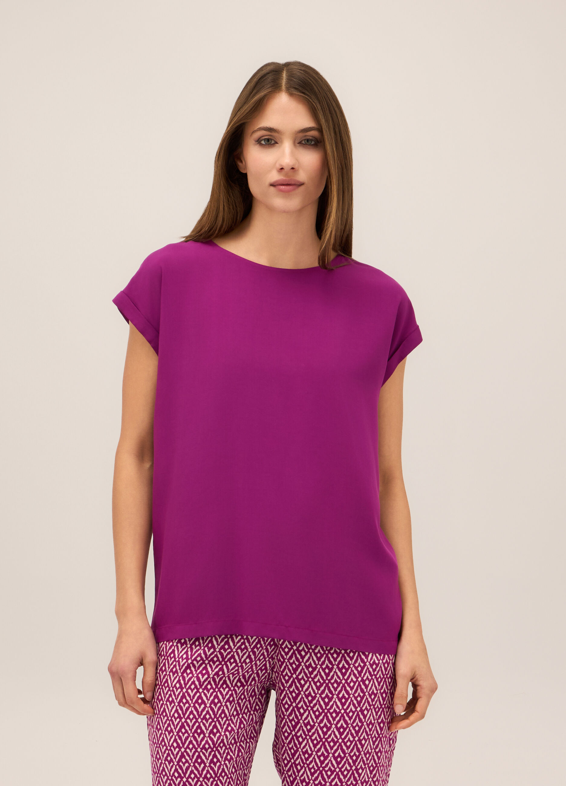 Blusa in pura viscosa donna_0
