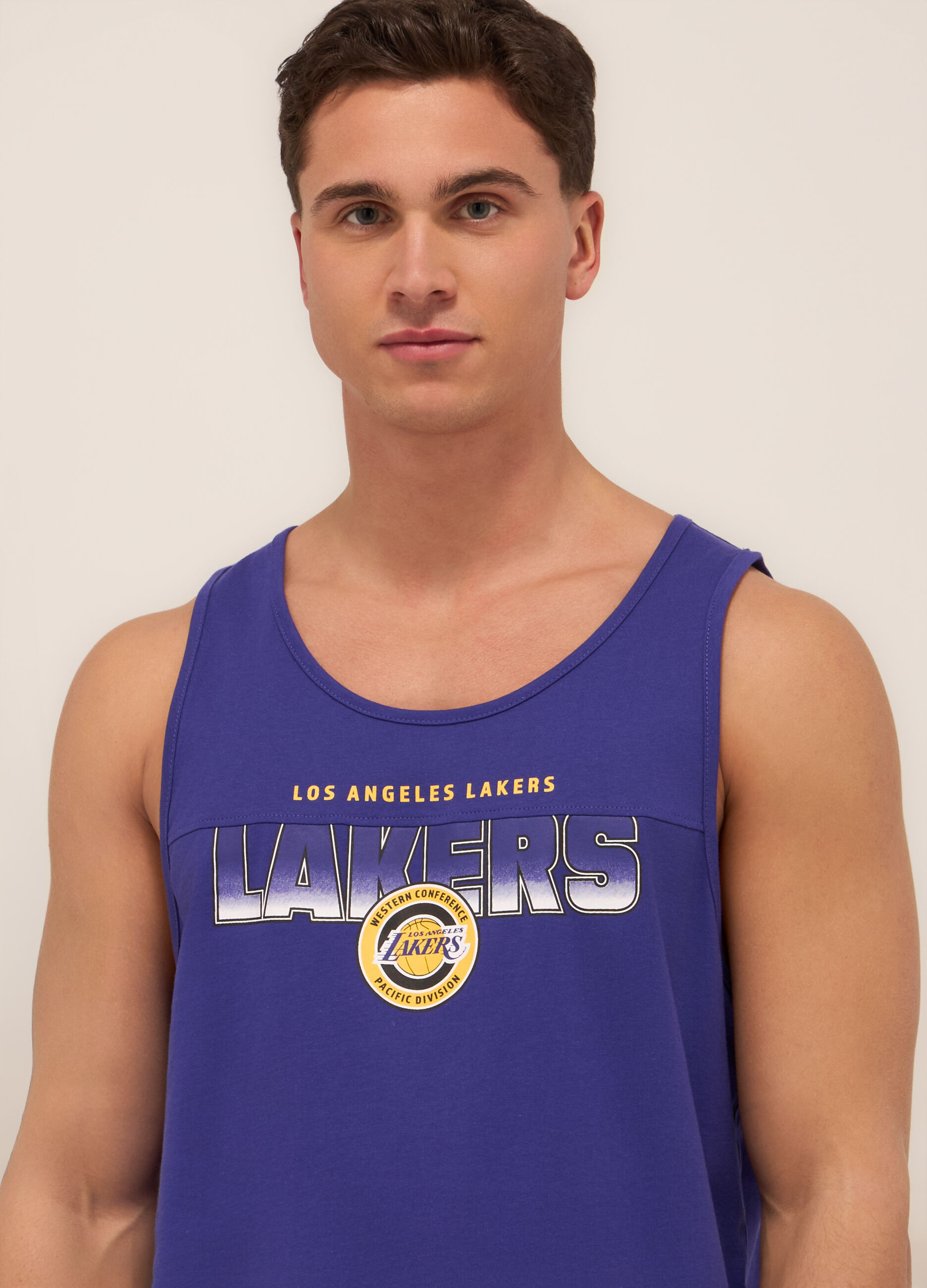 Canotta basketball in jersey uomo