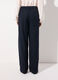Pantalone palazzo in misto lana e viscosa donna_2