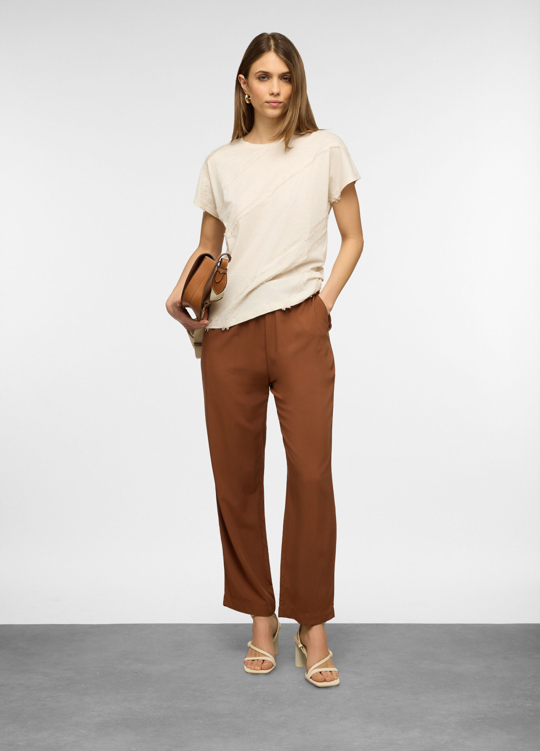 T-shirt girocollo donna_0