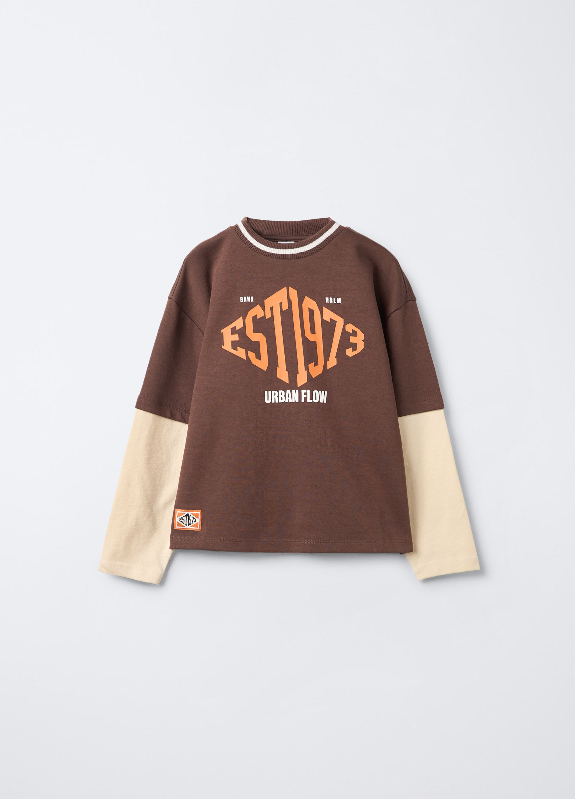 T-shirt in jersey misto cotone Fit Over ragazzo_0