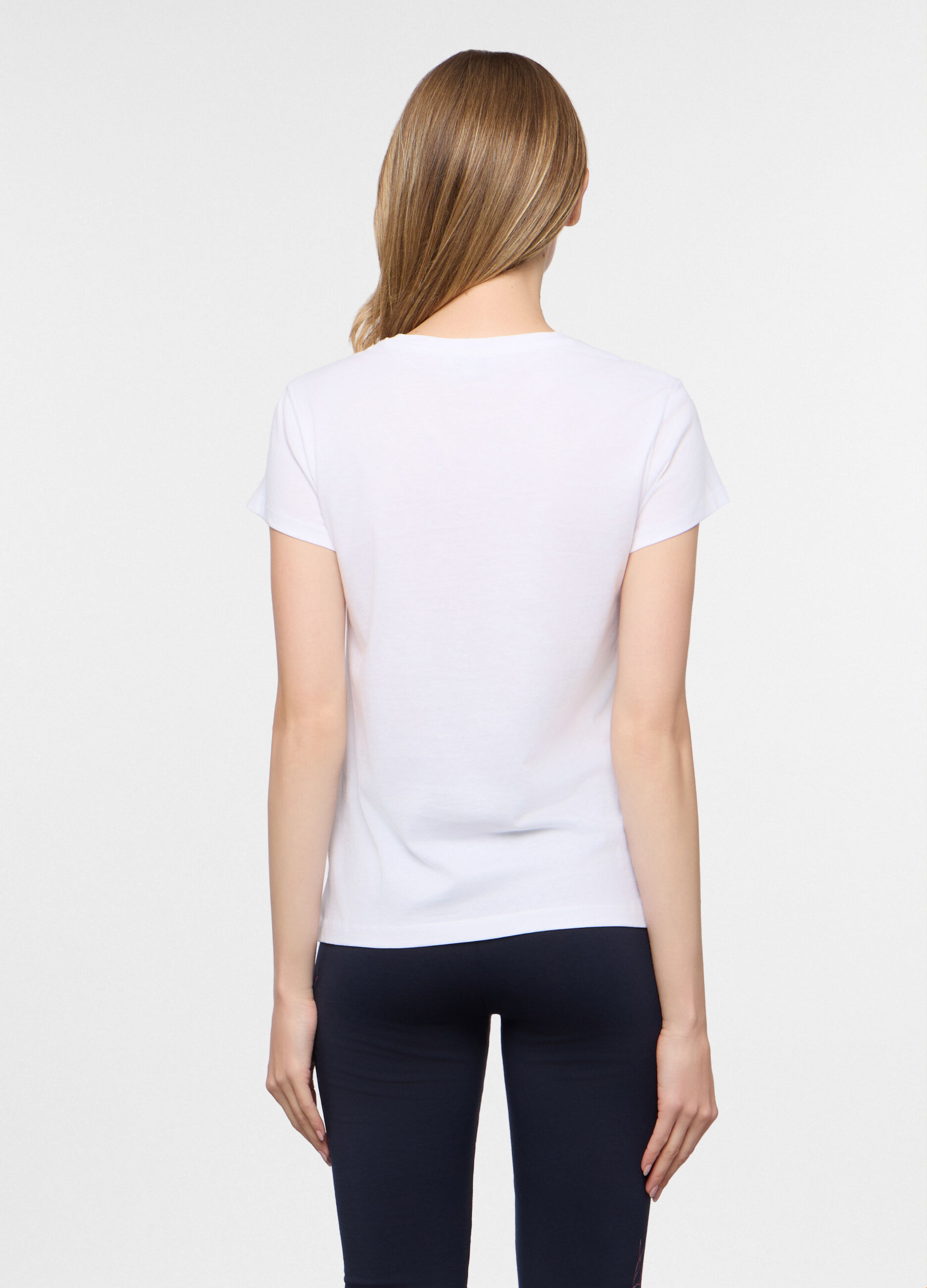 T-shirt girocollo donna_1