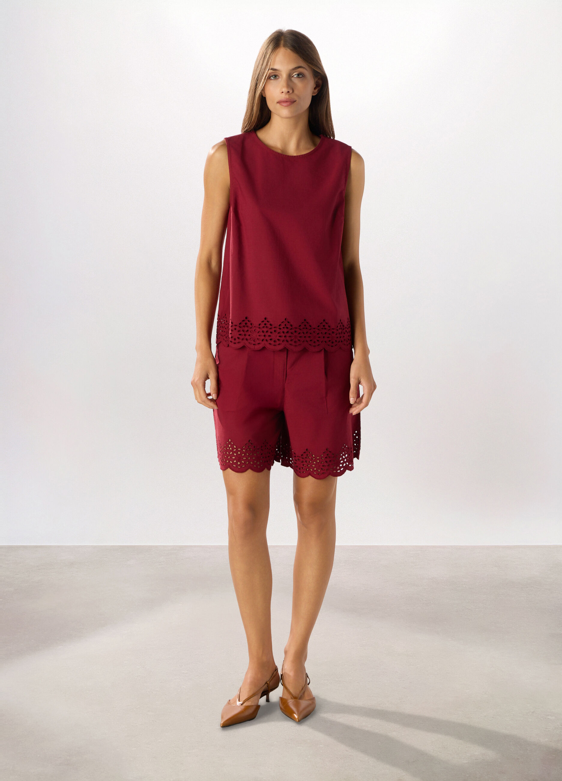 Shorts in puro cotone donna_0