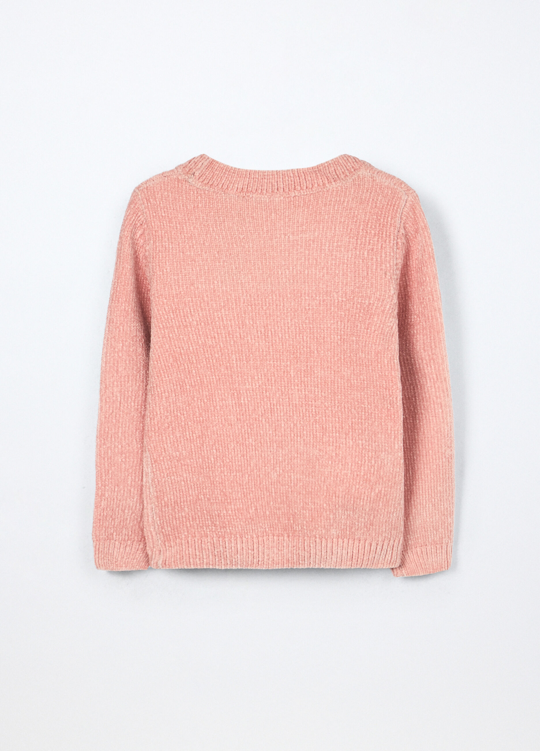 Tricot in ciniglia con paillettes bambina_1