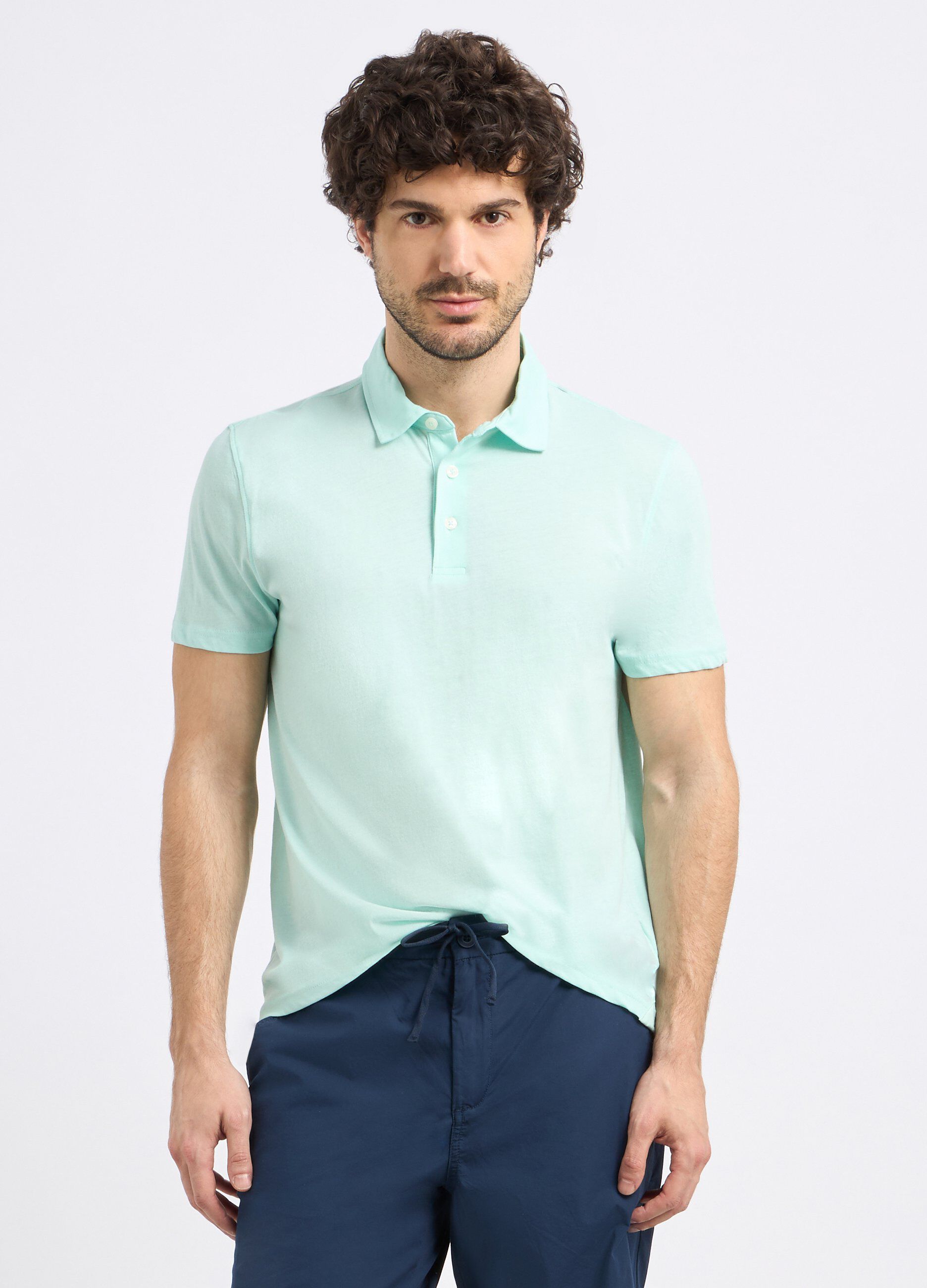 Polo in puro cotone uomo_0