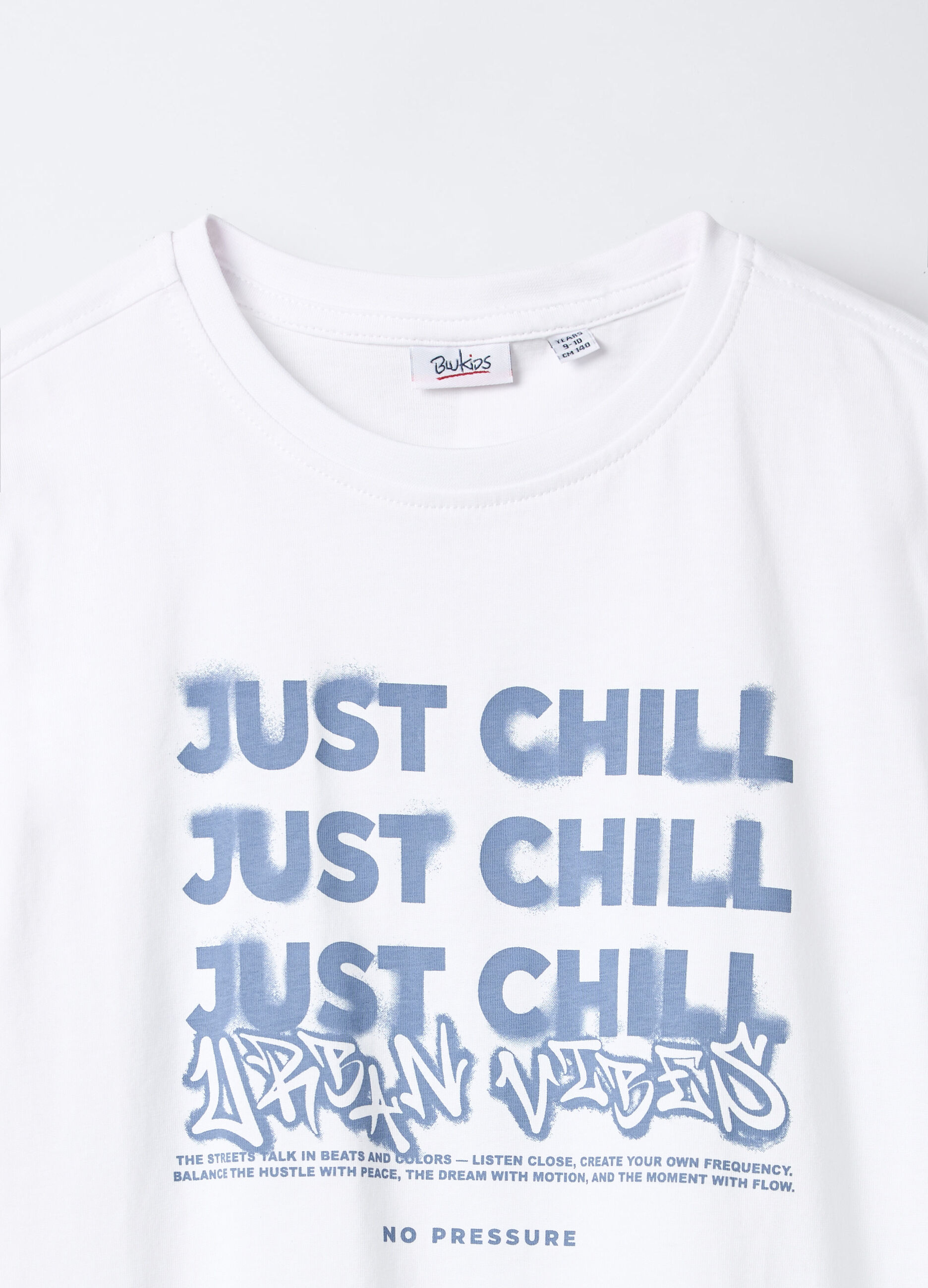 T-shirt girocollo in jersey di puro cotone ragazzo_2
