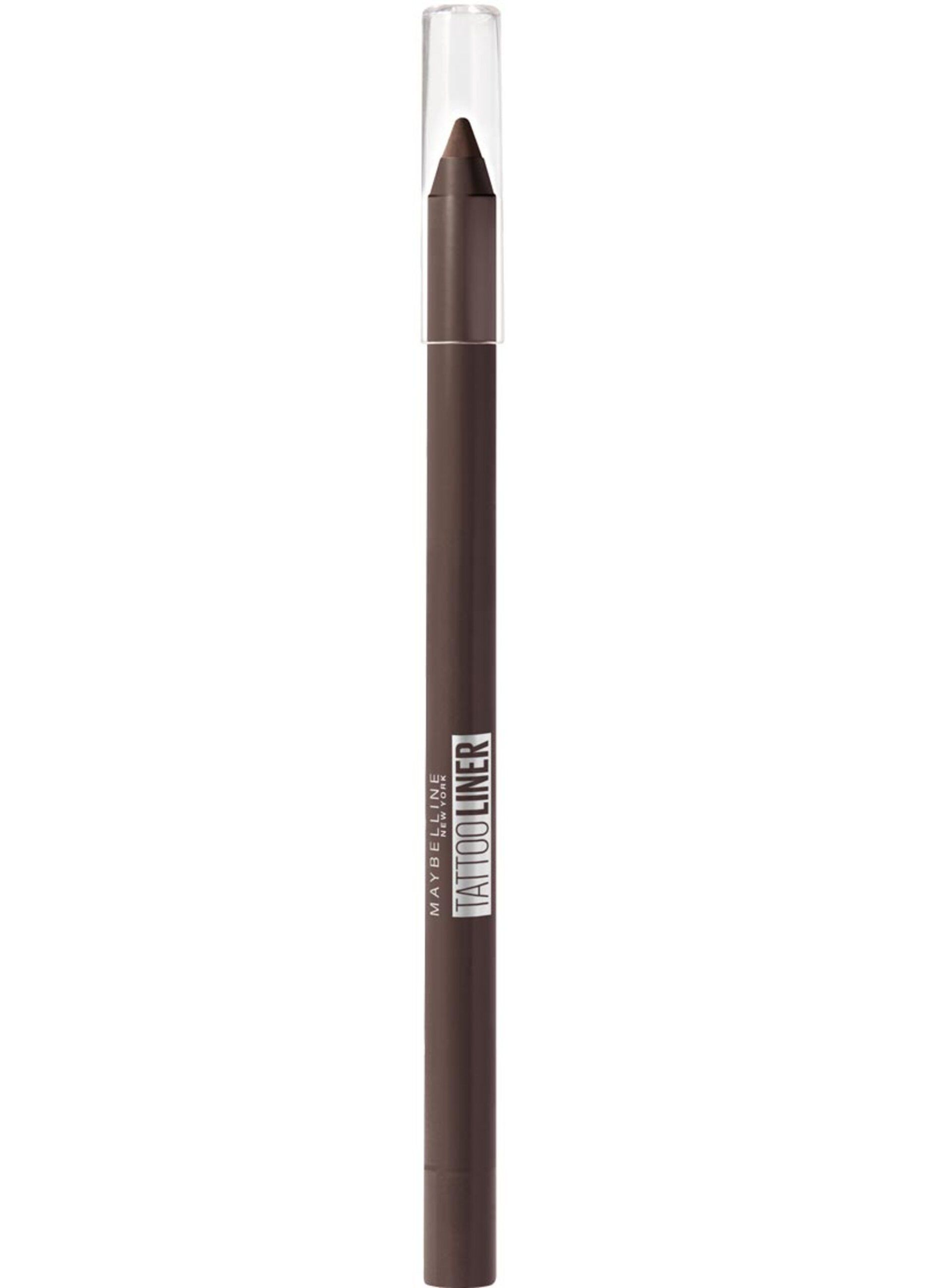 Maybelline New York Tattoo Liner, Matita occhi in gel con effetto tatuaggio, Waterproof e tenuta fino a 36h, 910 Bold Brown._0