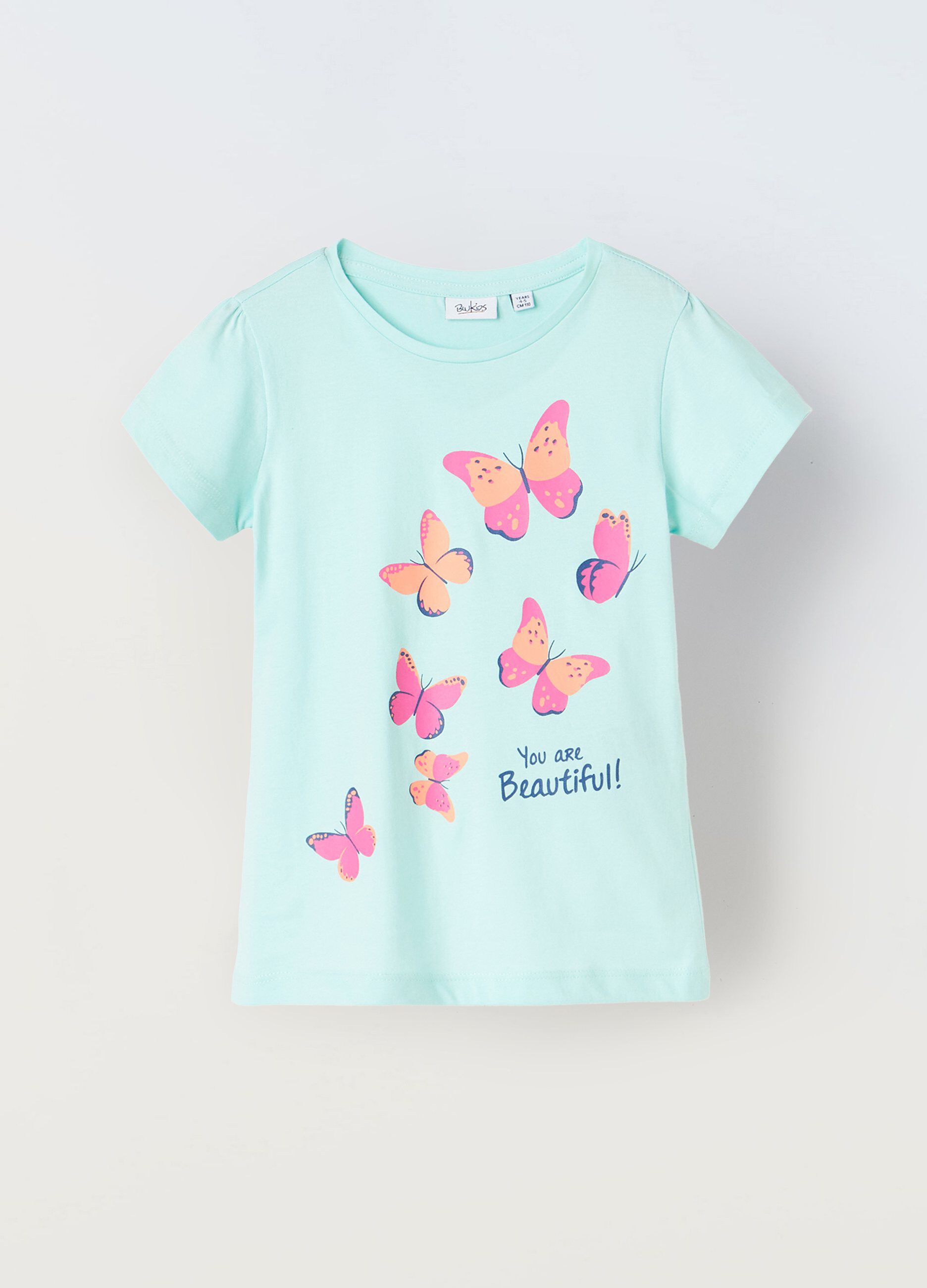T-shirt in puro cotone bambina