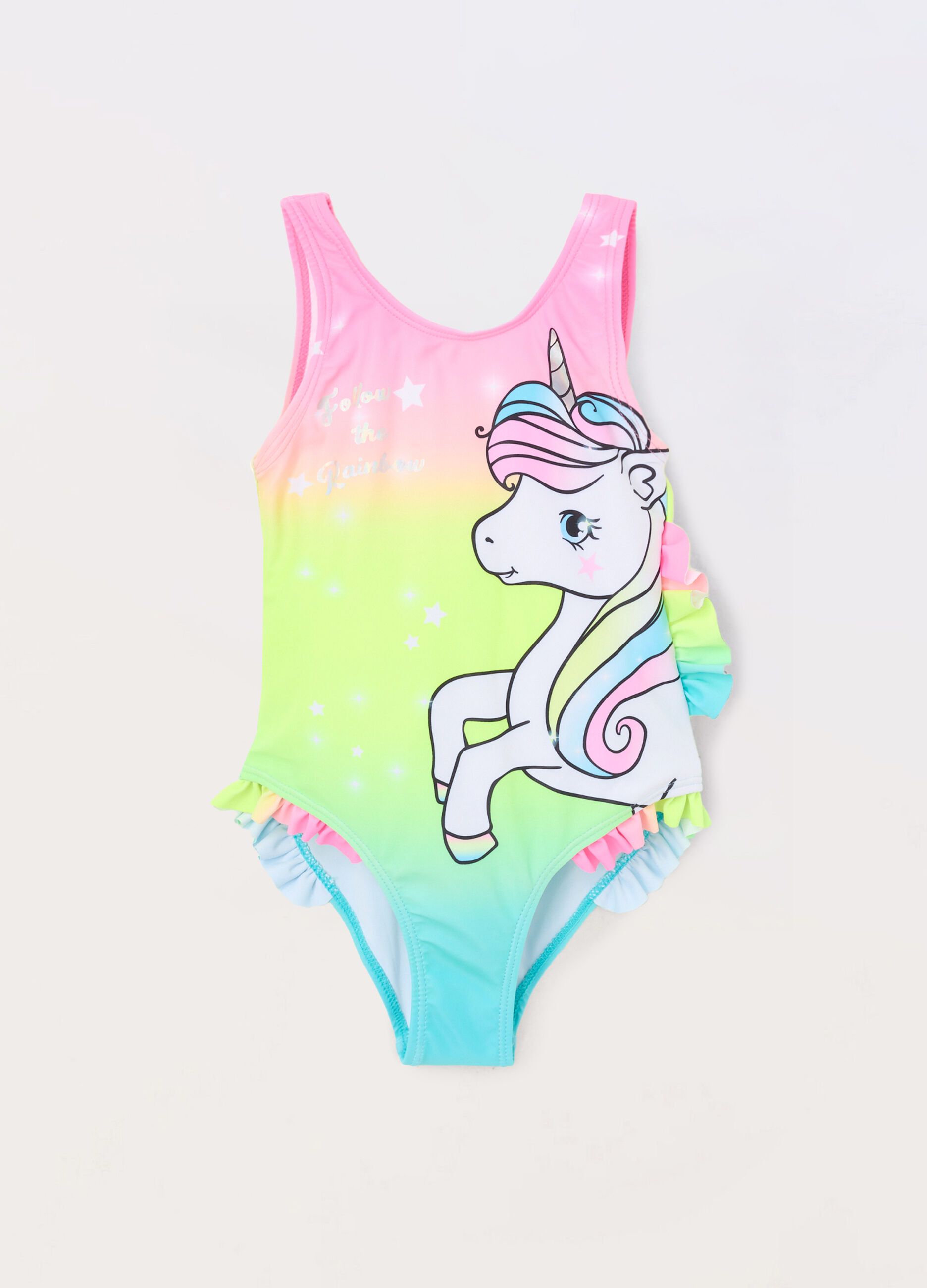 Costume intero con stampa bambina_0