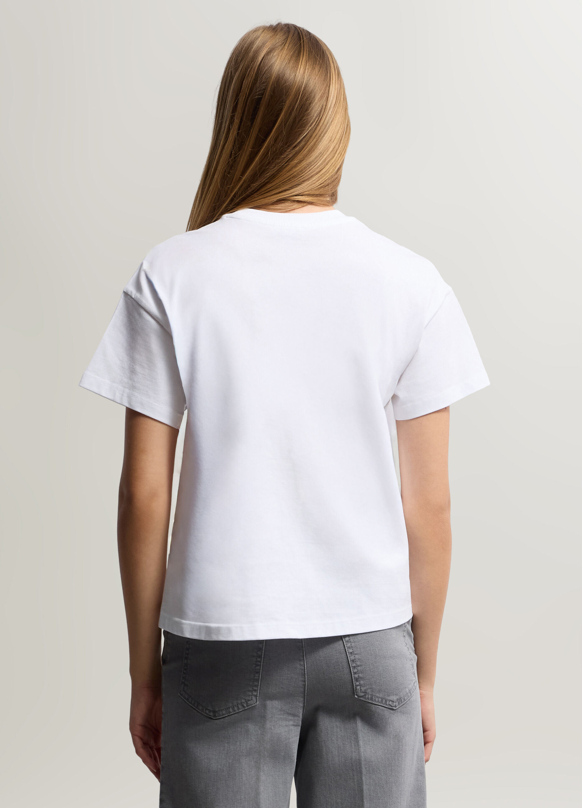 T-shirt girocollo donna_1