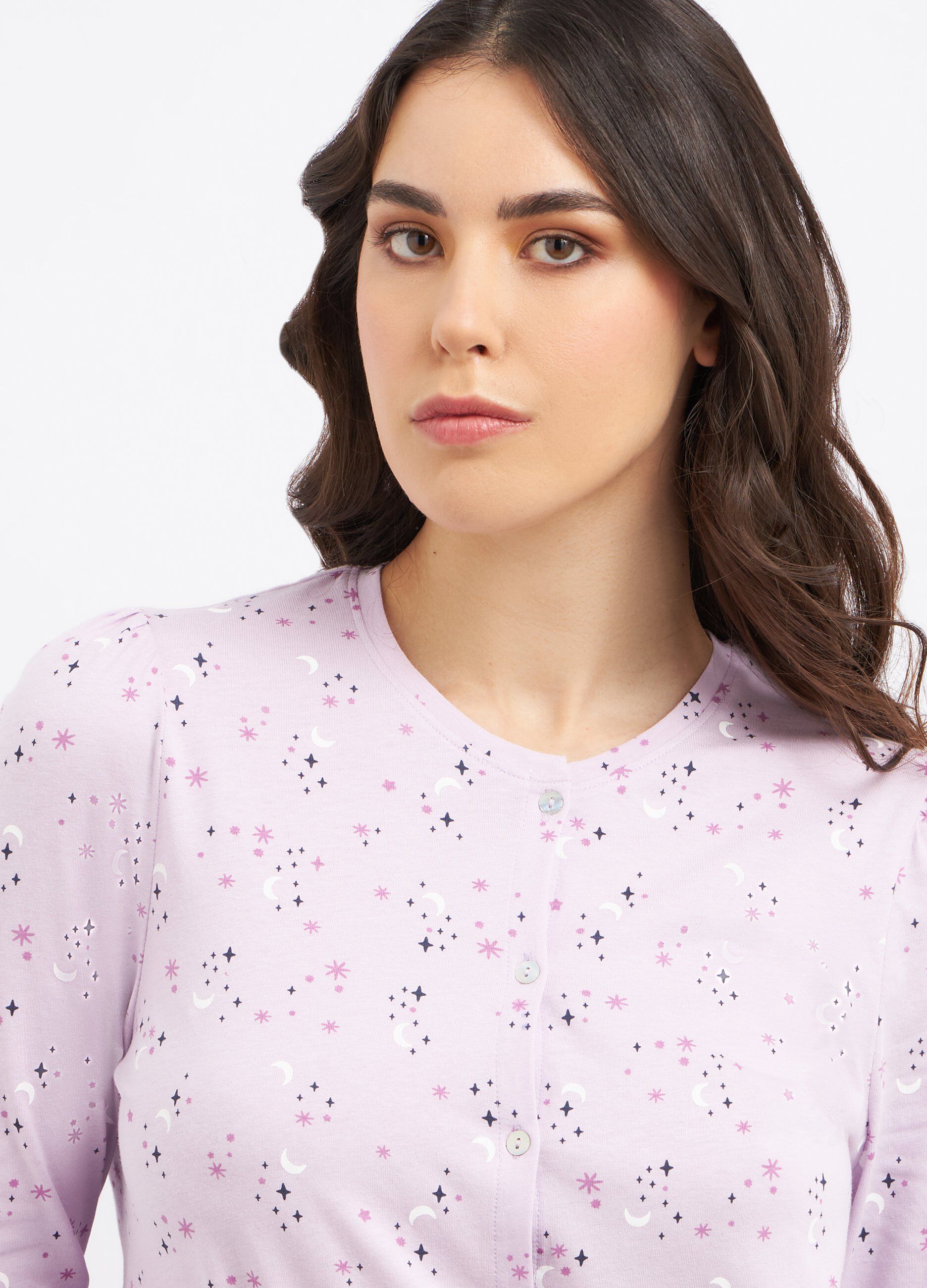 Camicia da notte in puro cotone donna_2