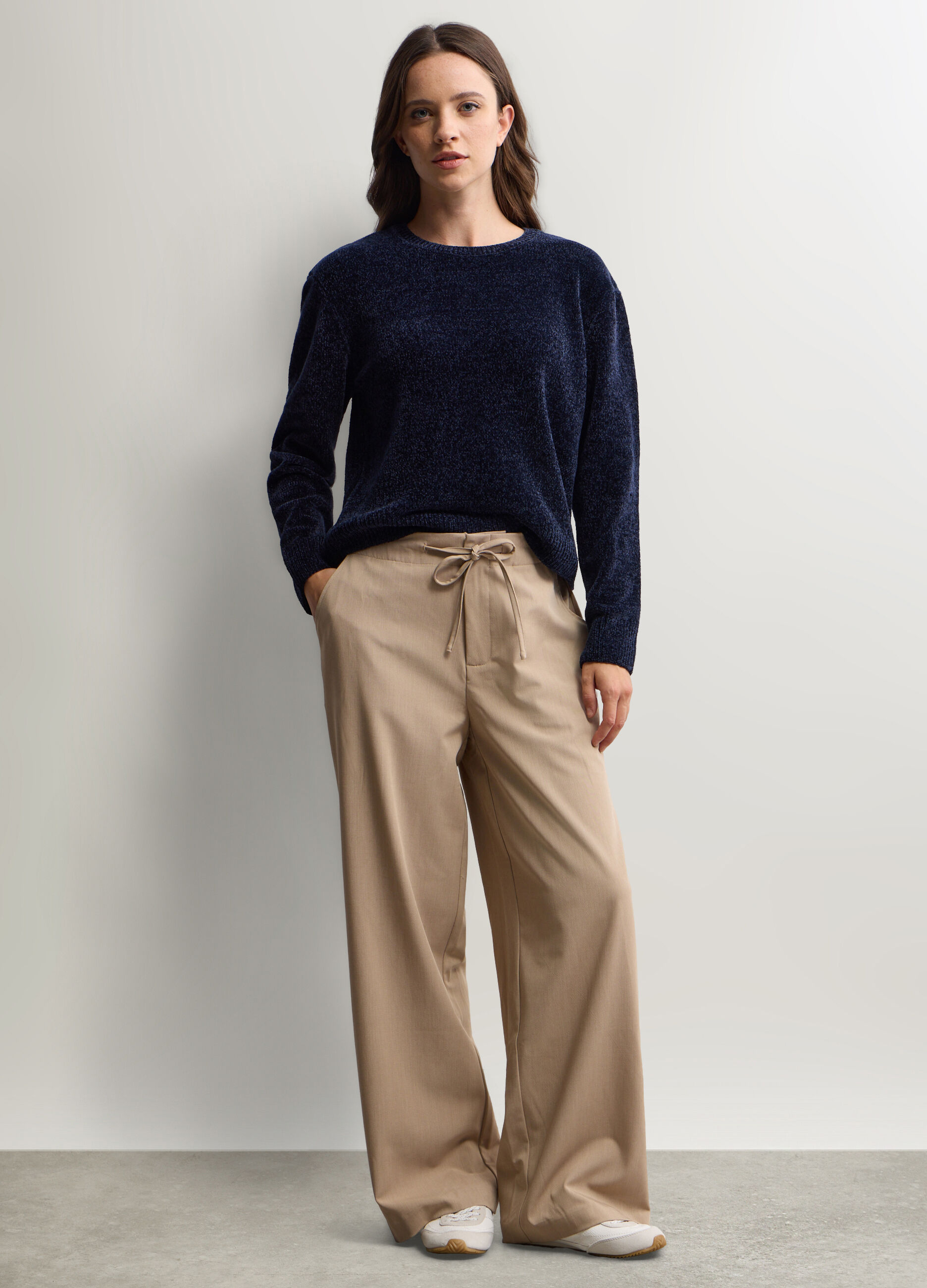 Jogger Fit Regular misto viscosa stretch donna_0