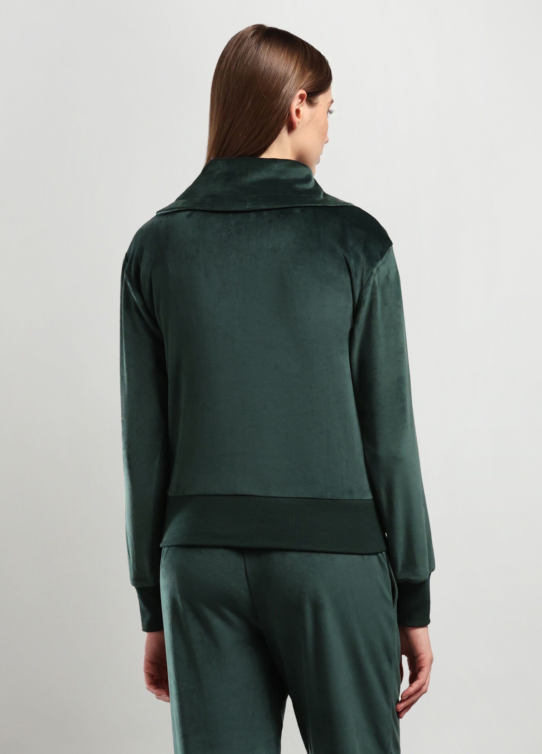 Felpa in ciniglia donna_1