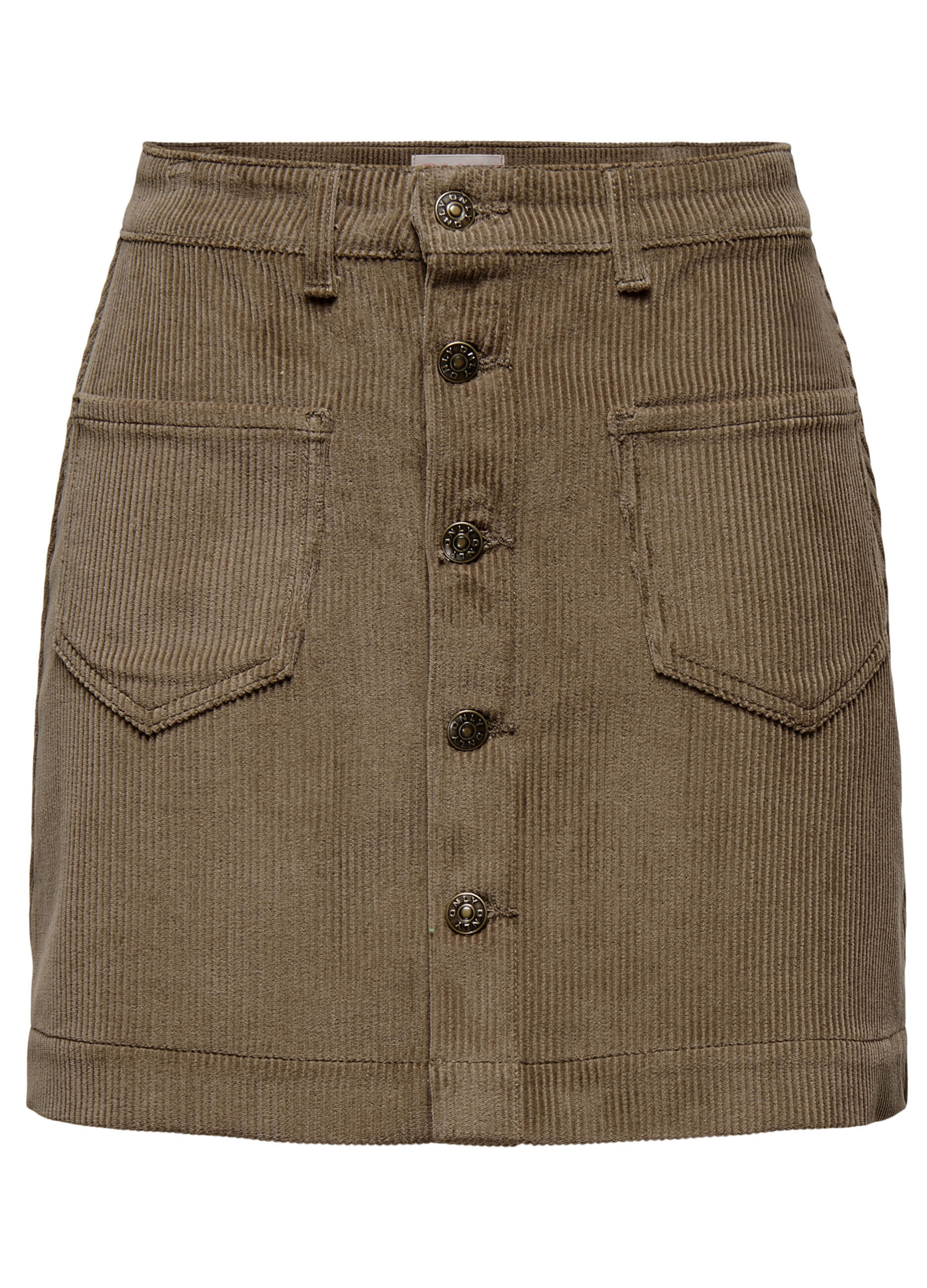 Minigonna in velluto a coste donna_4