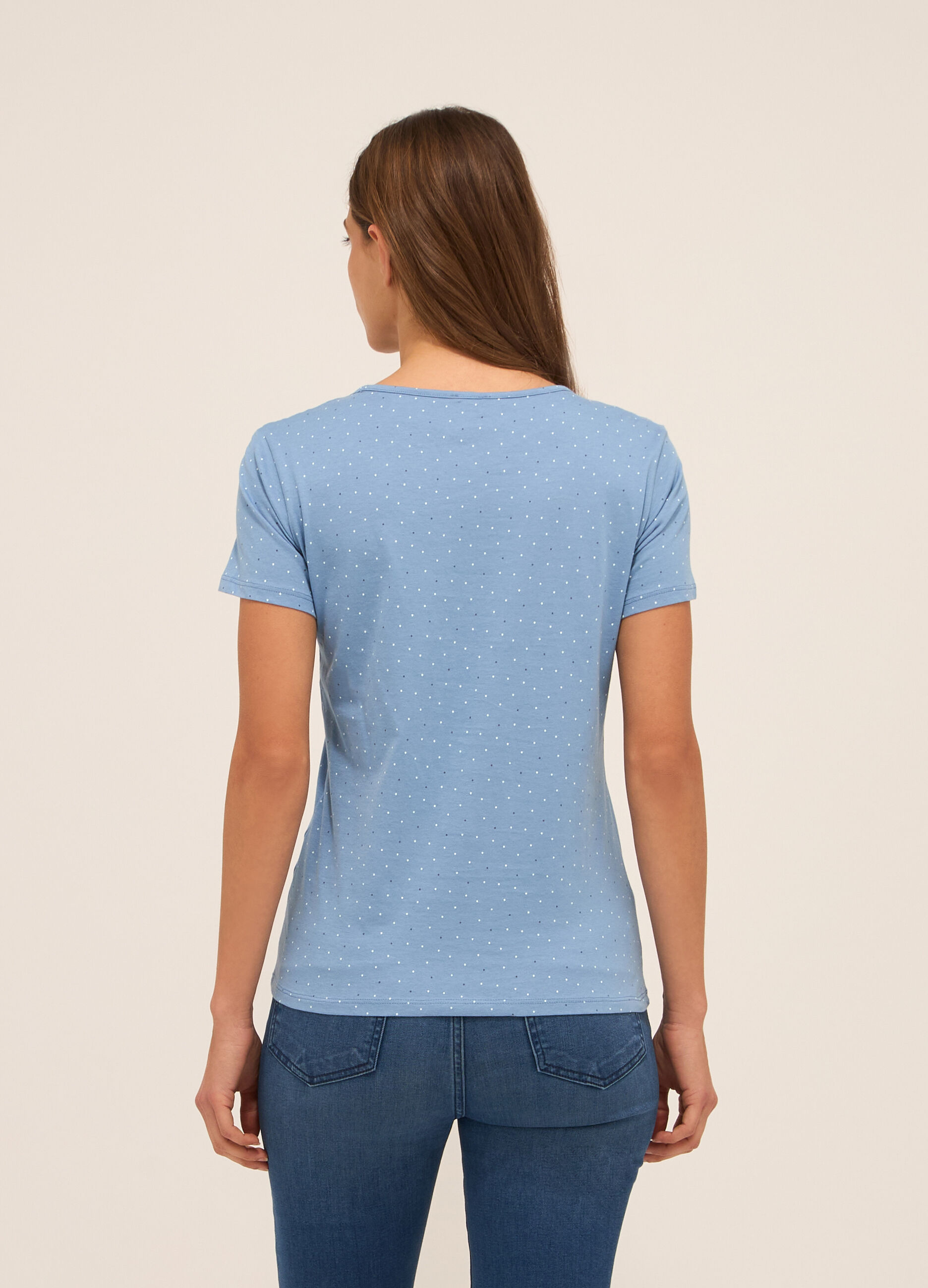 T-shirt in puro cotone donna_1