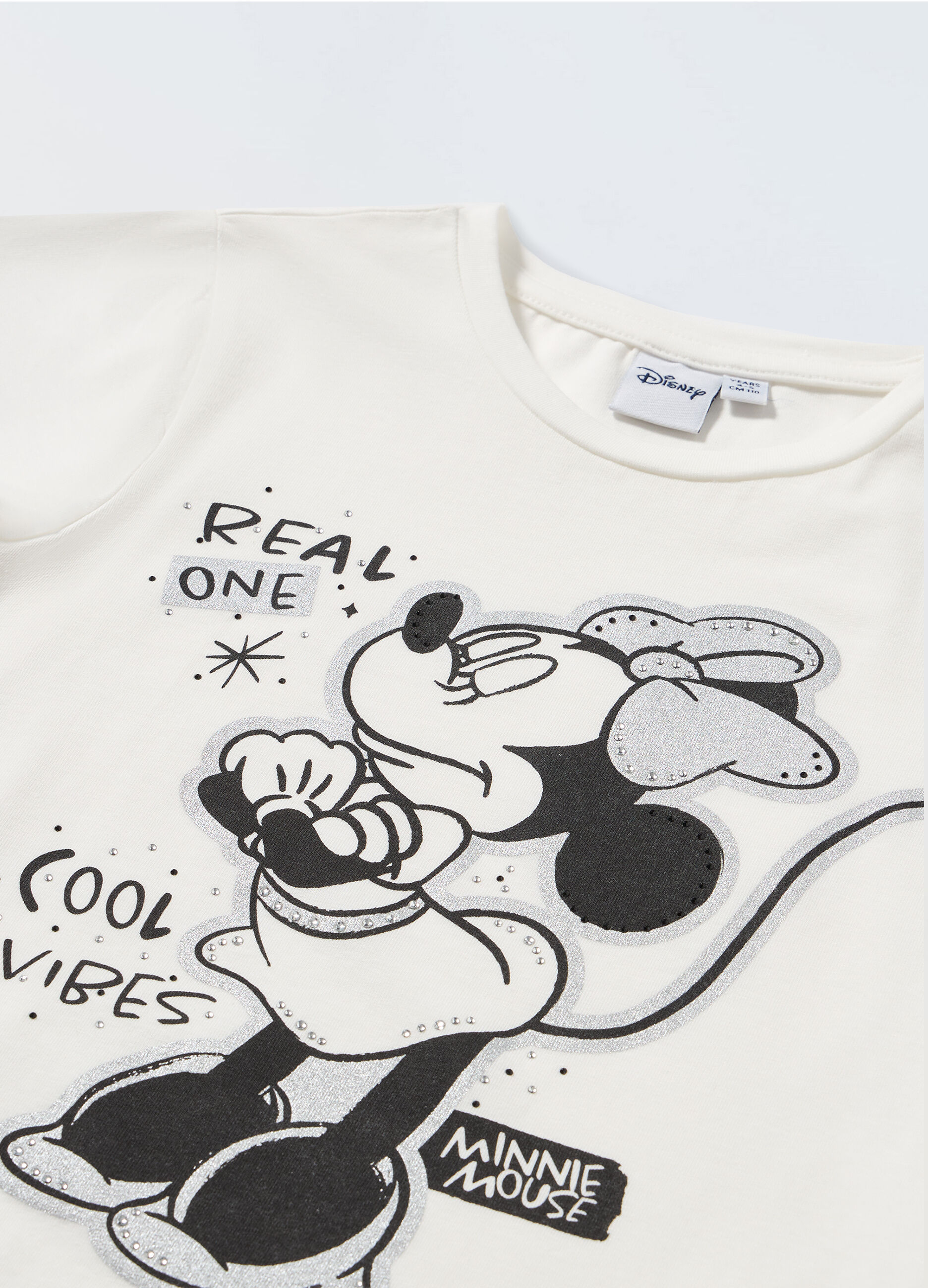 T-shirt in cotone stretch bambina_1