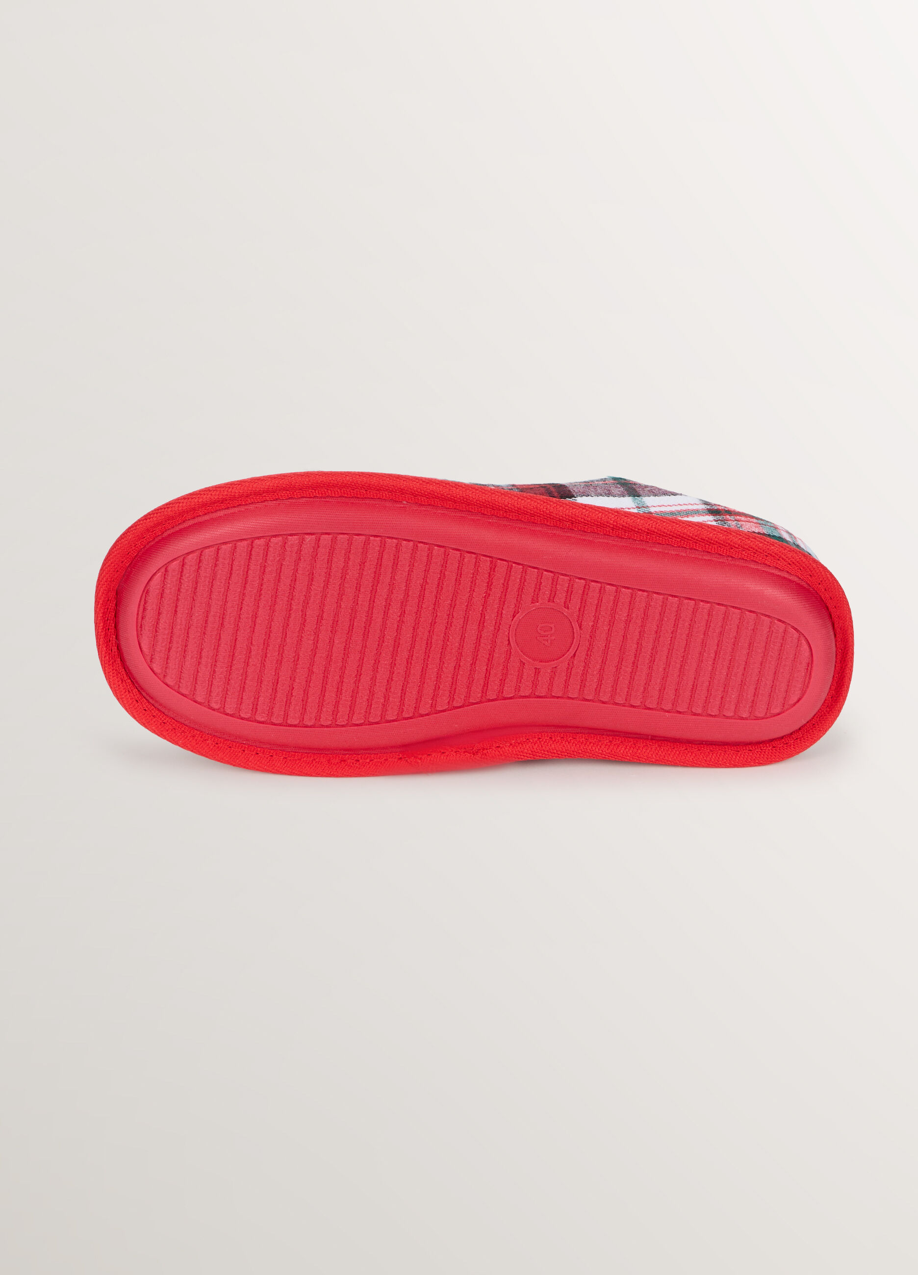 Pantofole a quadri donna_2