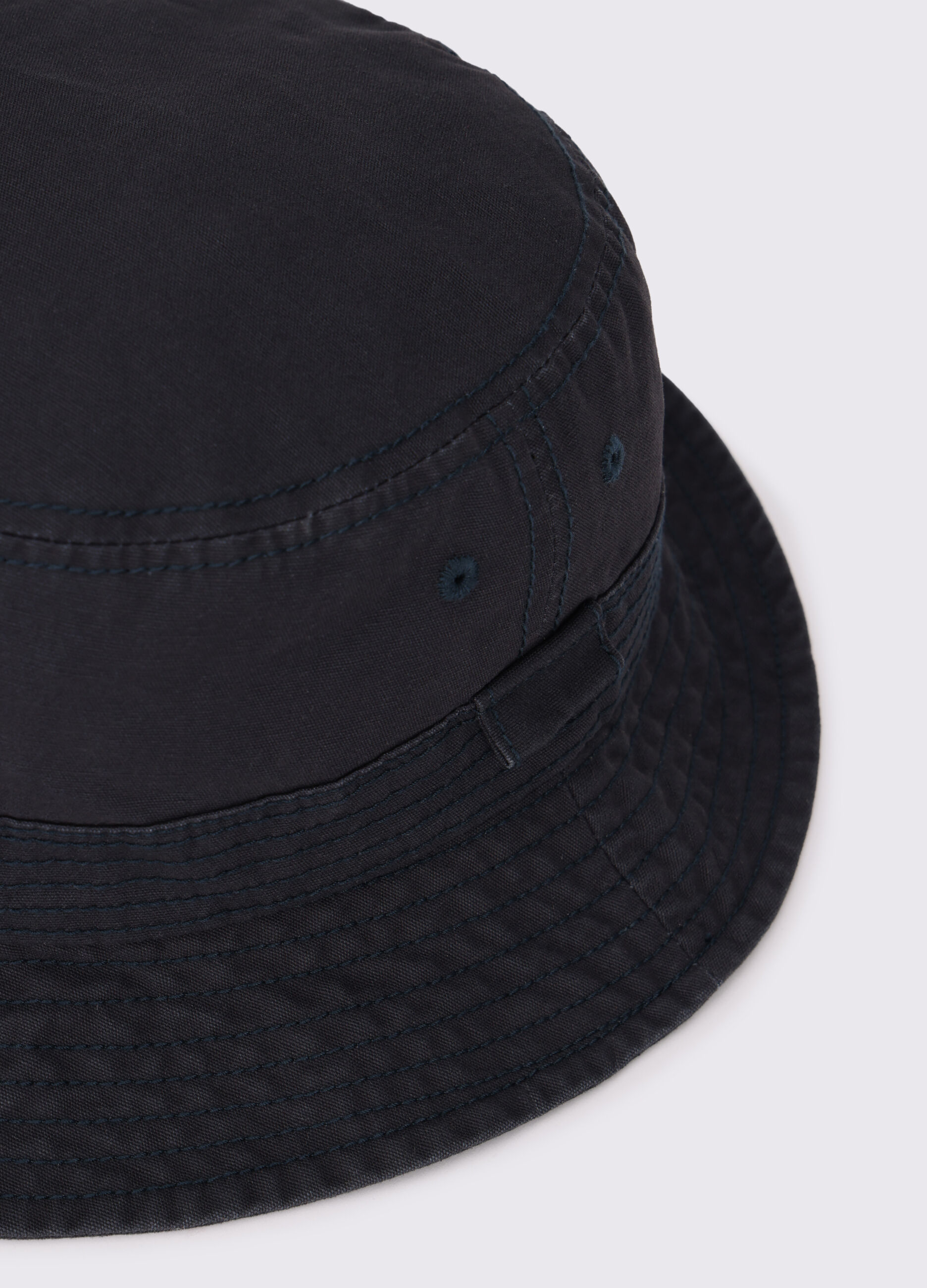 Cappello bucket in tela di cotone uomo_1