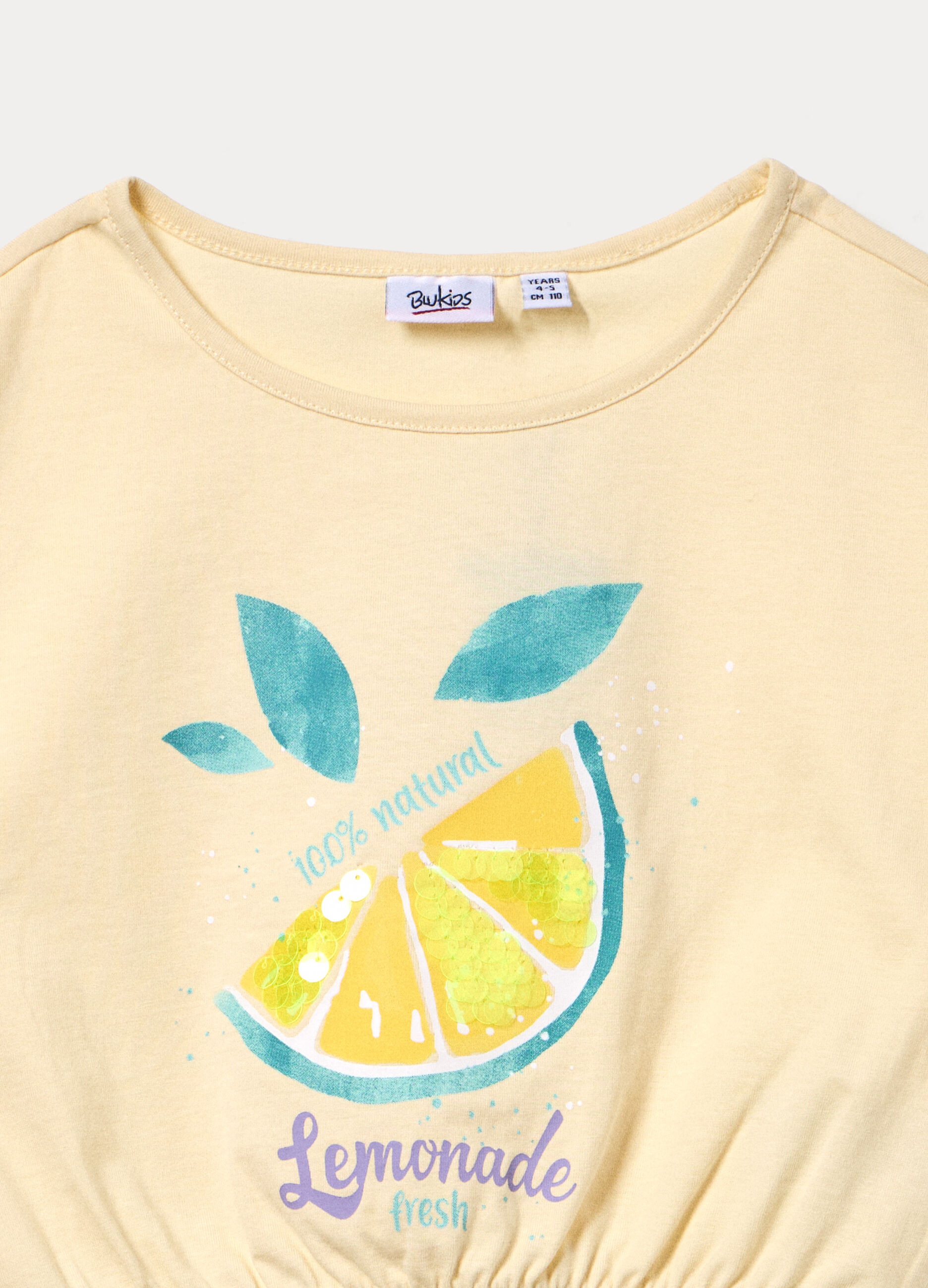 Top over fit in jersey di puro cotone bambina_2