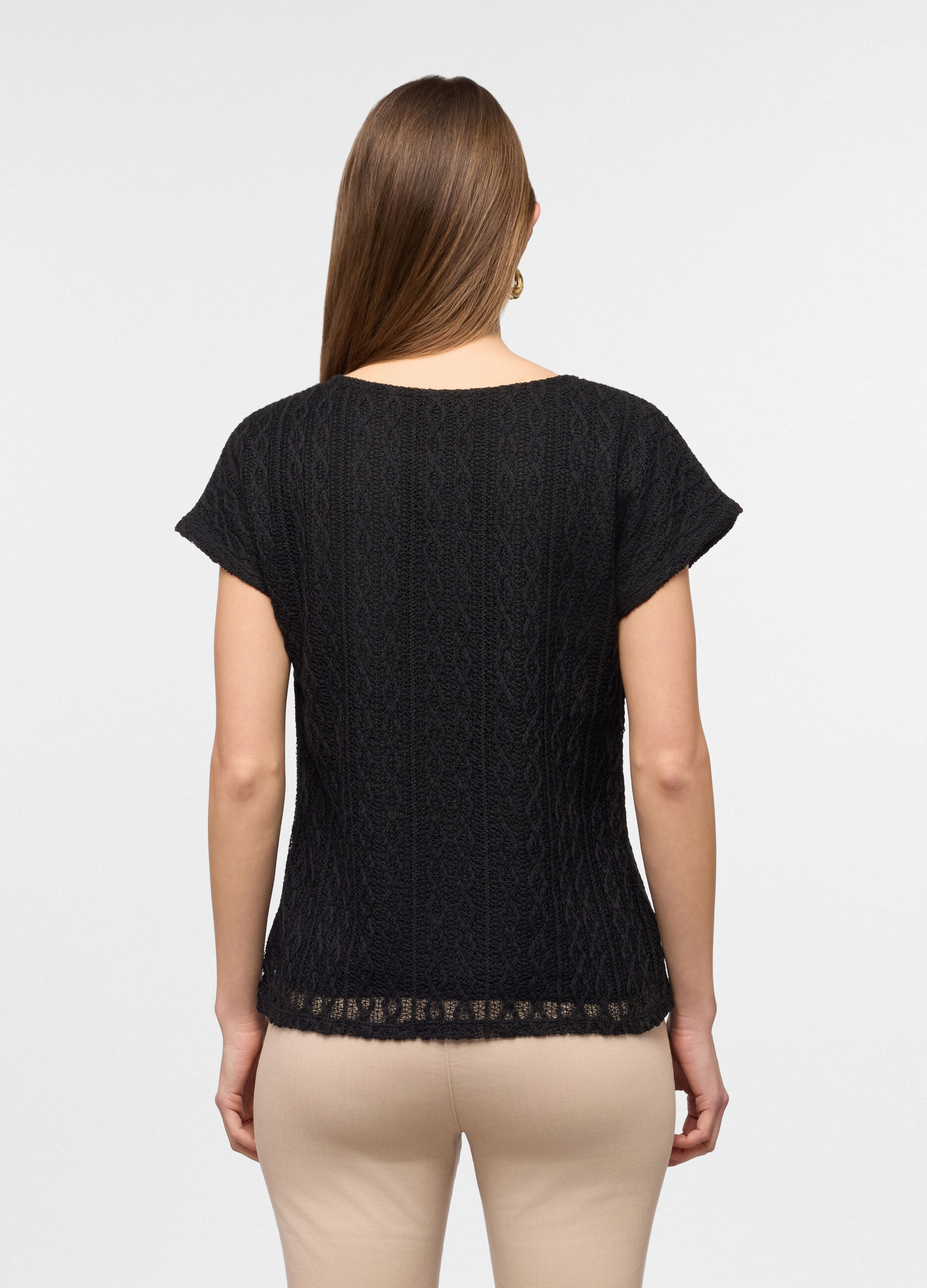 T-shirt girocollo donna_1