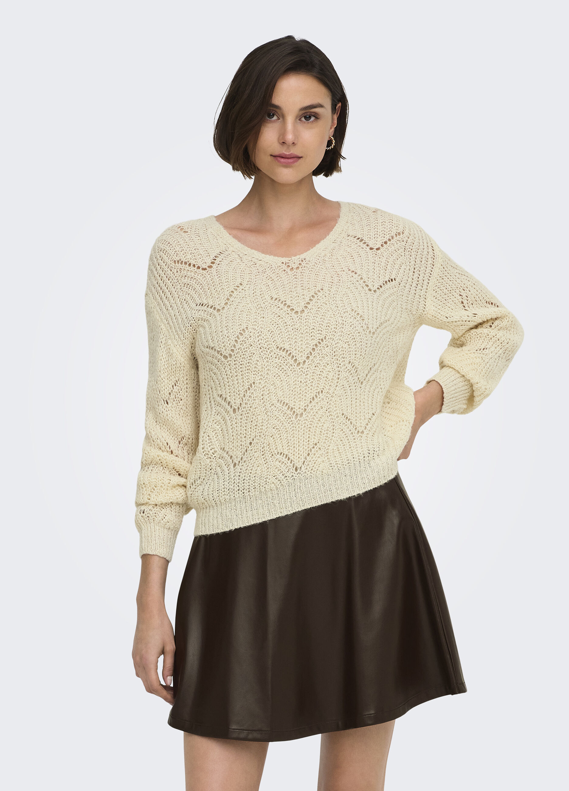 Pullover con scollo a V_0