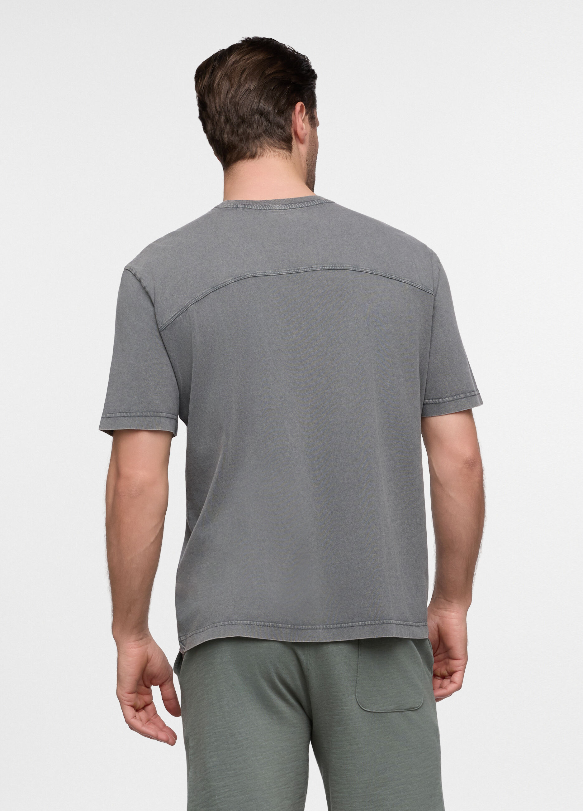 T-shirt relaxed fit in cotone uomo_1