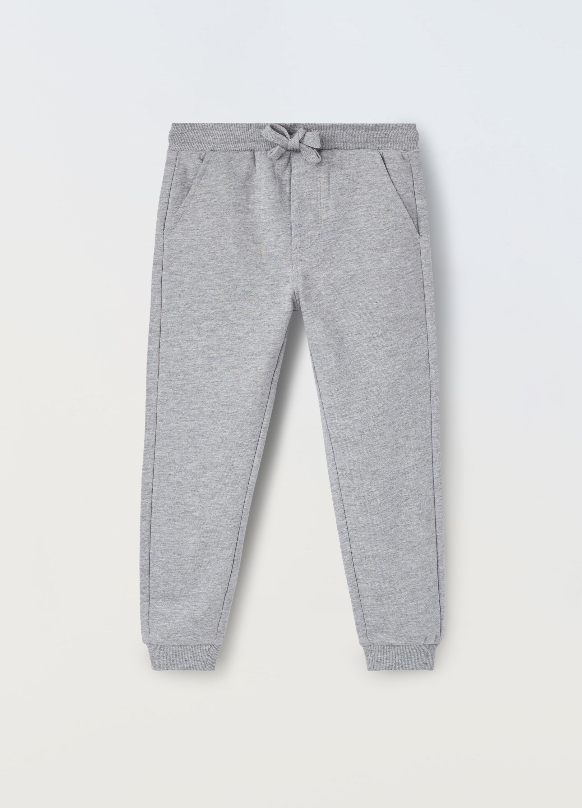 Jogger in felpa di cotone bambino_0