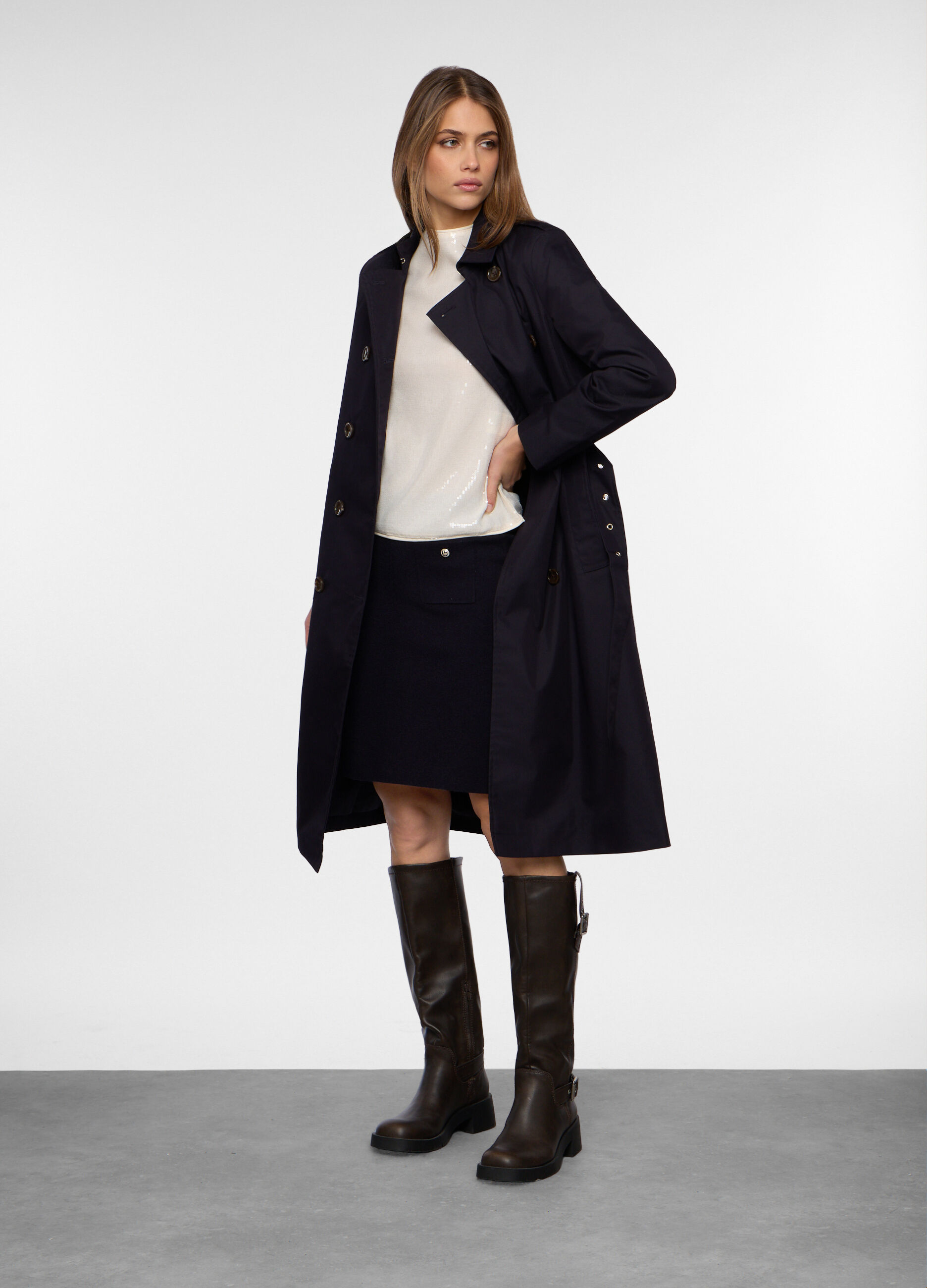 Trench doppiopetto donna_0