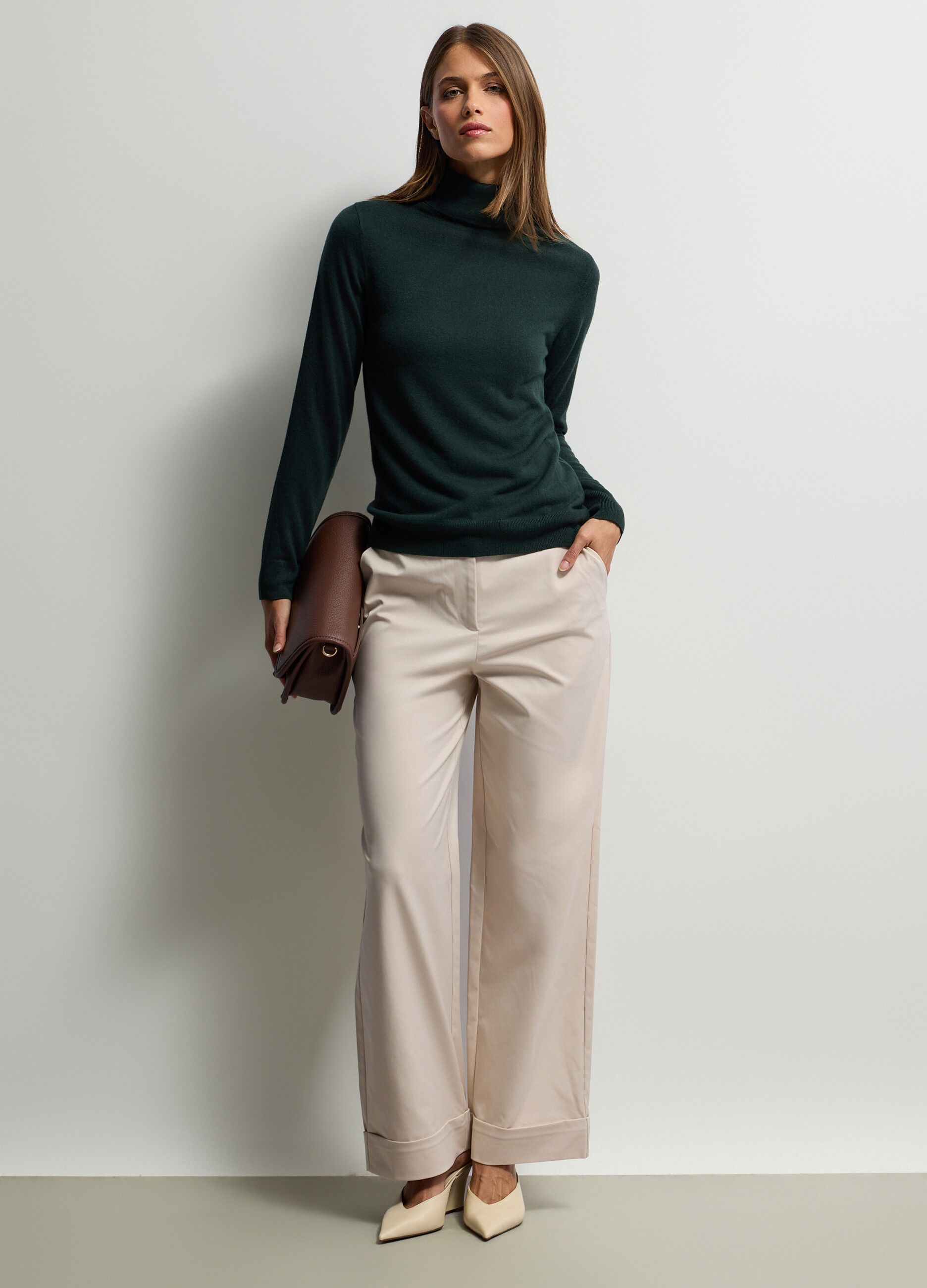Pantaloni Straight Fit donna_0