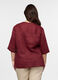 Camicia Fit Regular con scollo a V in puro lino donna curvy_1