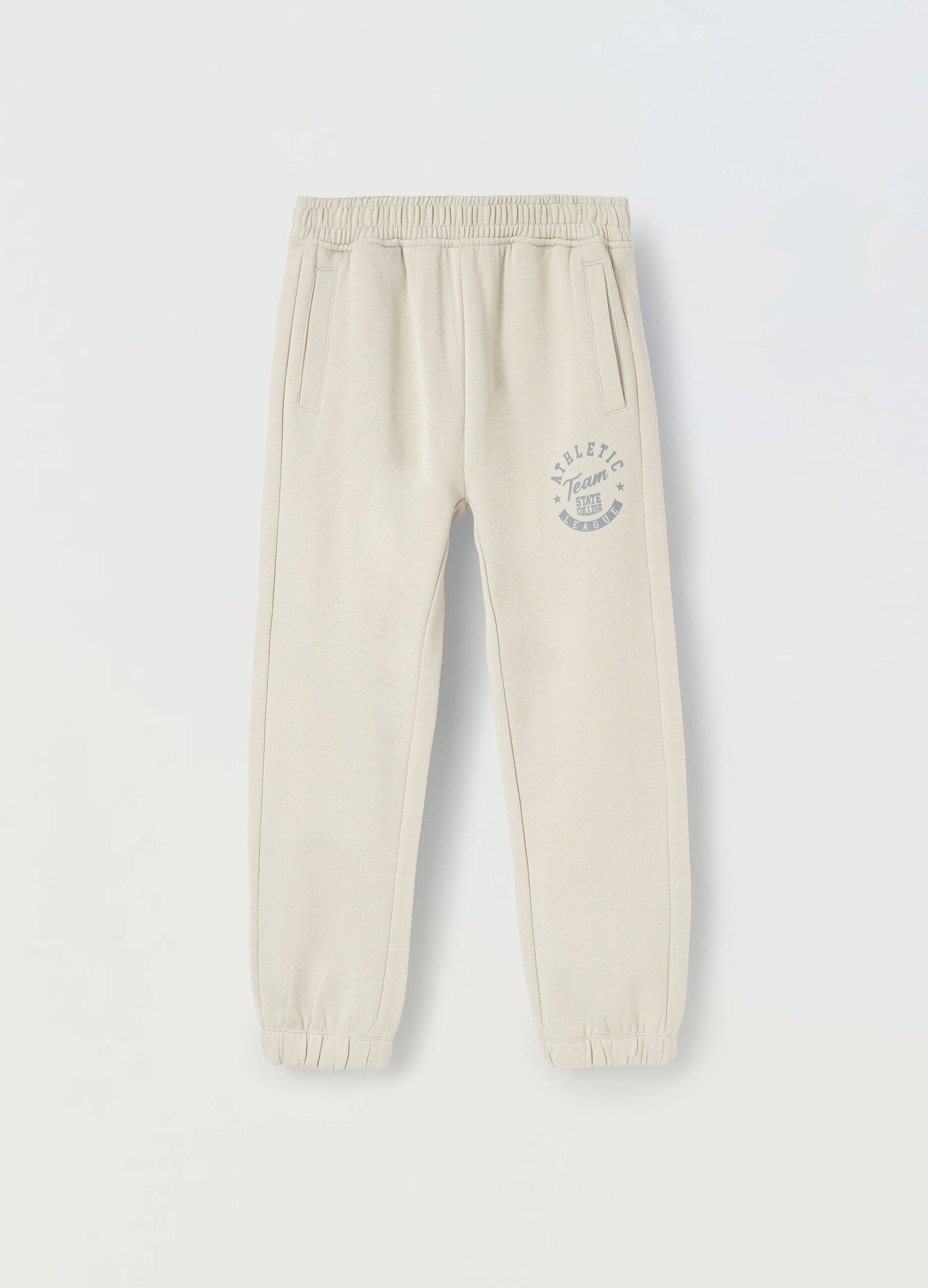 Jogger in felpa di misto cotone ragazzo_0