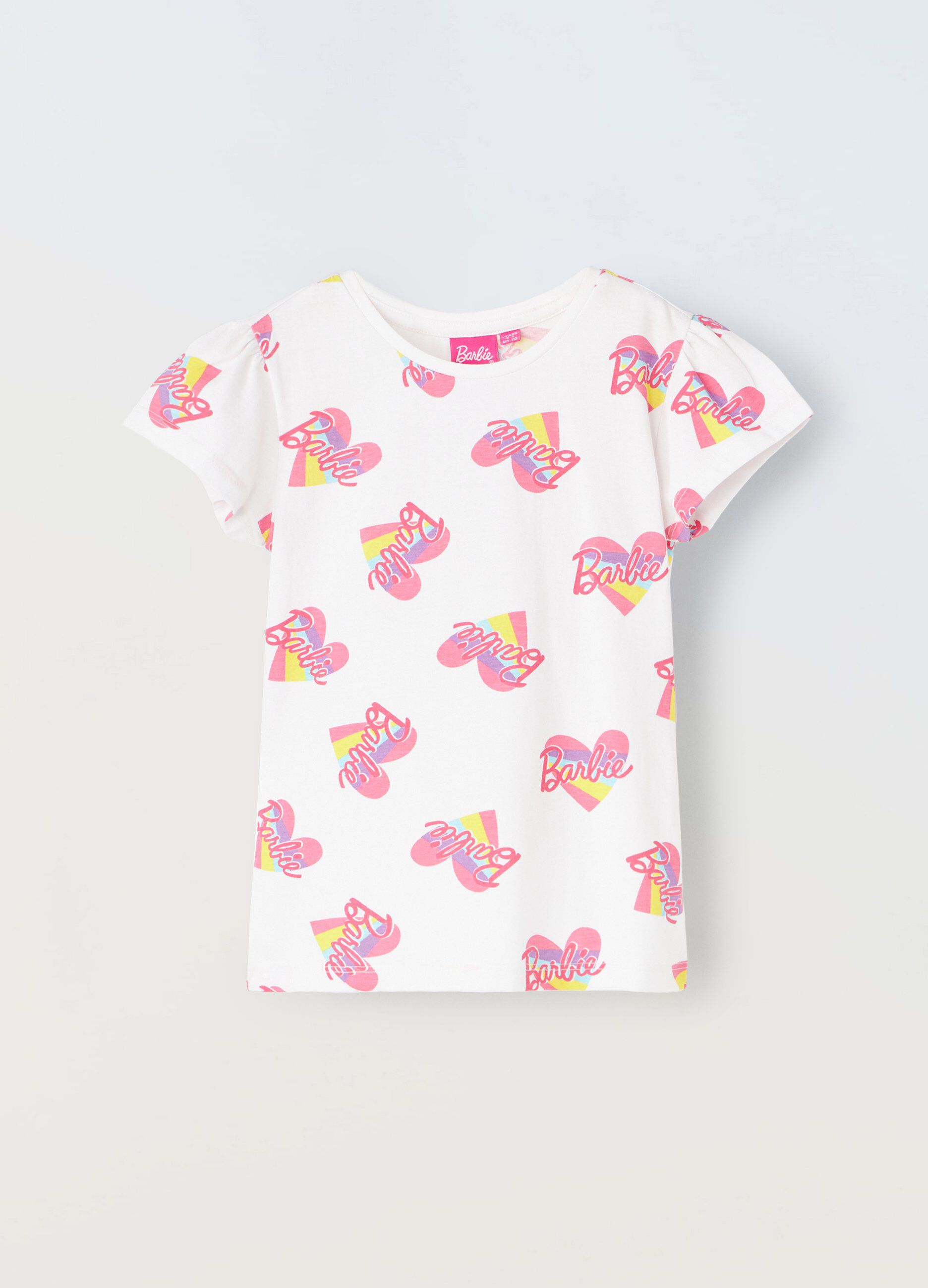 T-shirt in puro cotone con stampa bambina