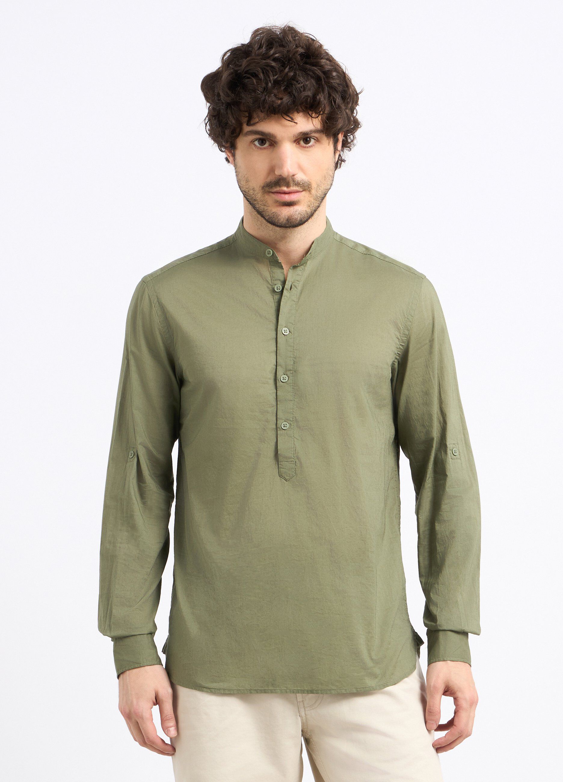 Camicia in puro cotone uomo_0