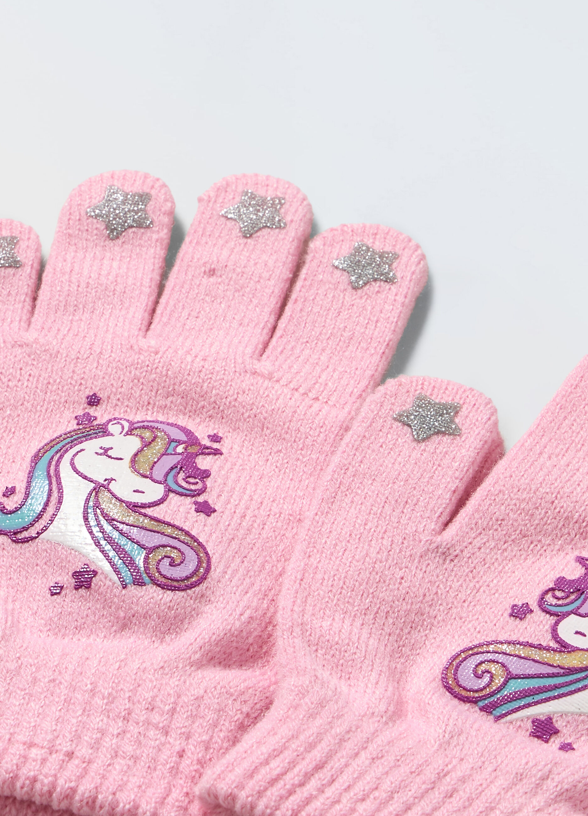 Guanti tricot e stampa _1