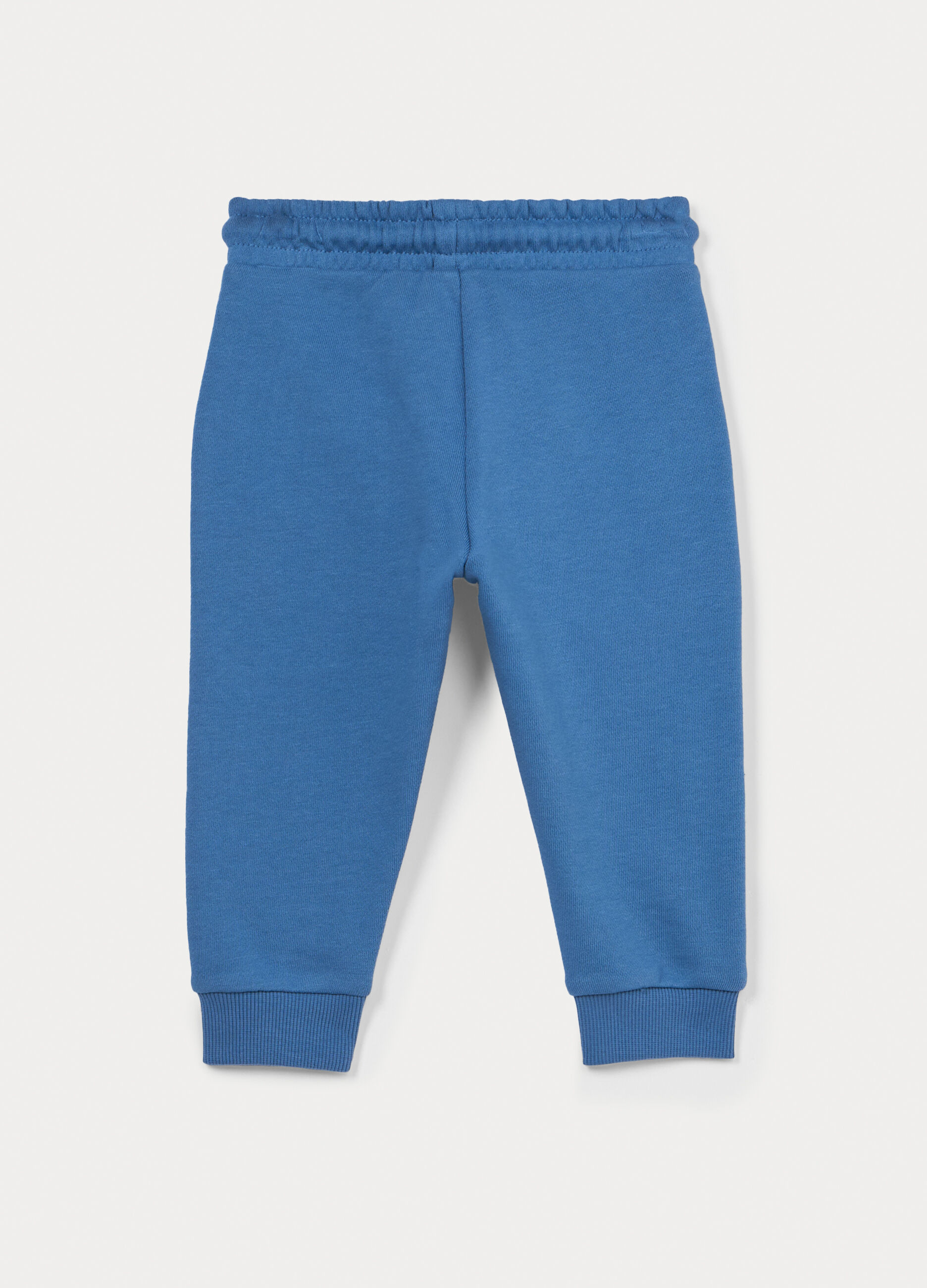 Jogger in french terry di puro cotone bimbo_1