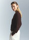Cardigan girocollo rasato donna_2