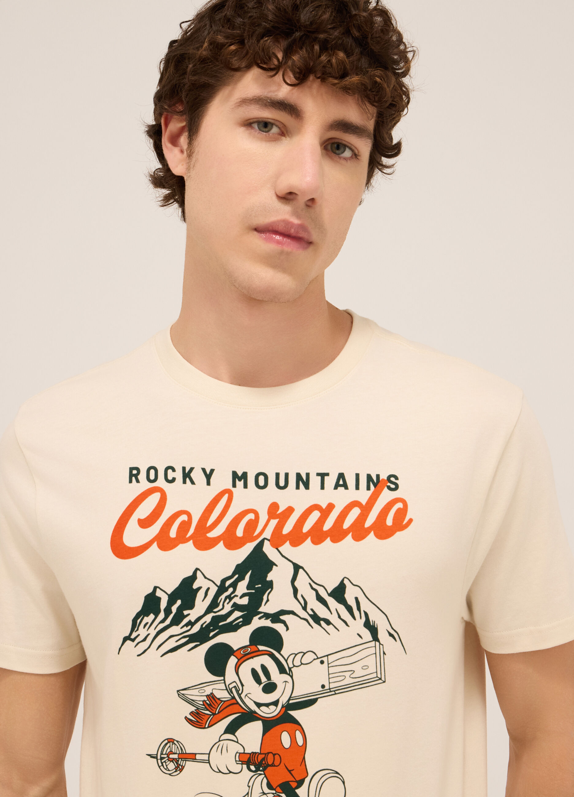 T-shirt in jersey di cotone con stampa uomo_2
