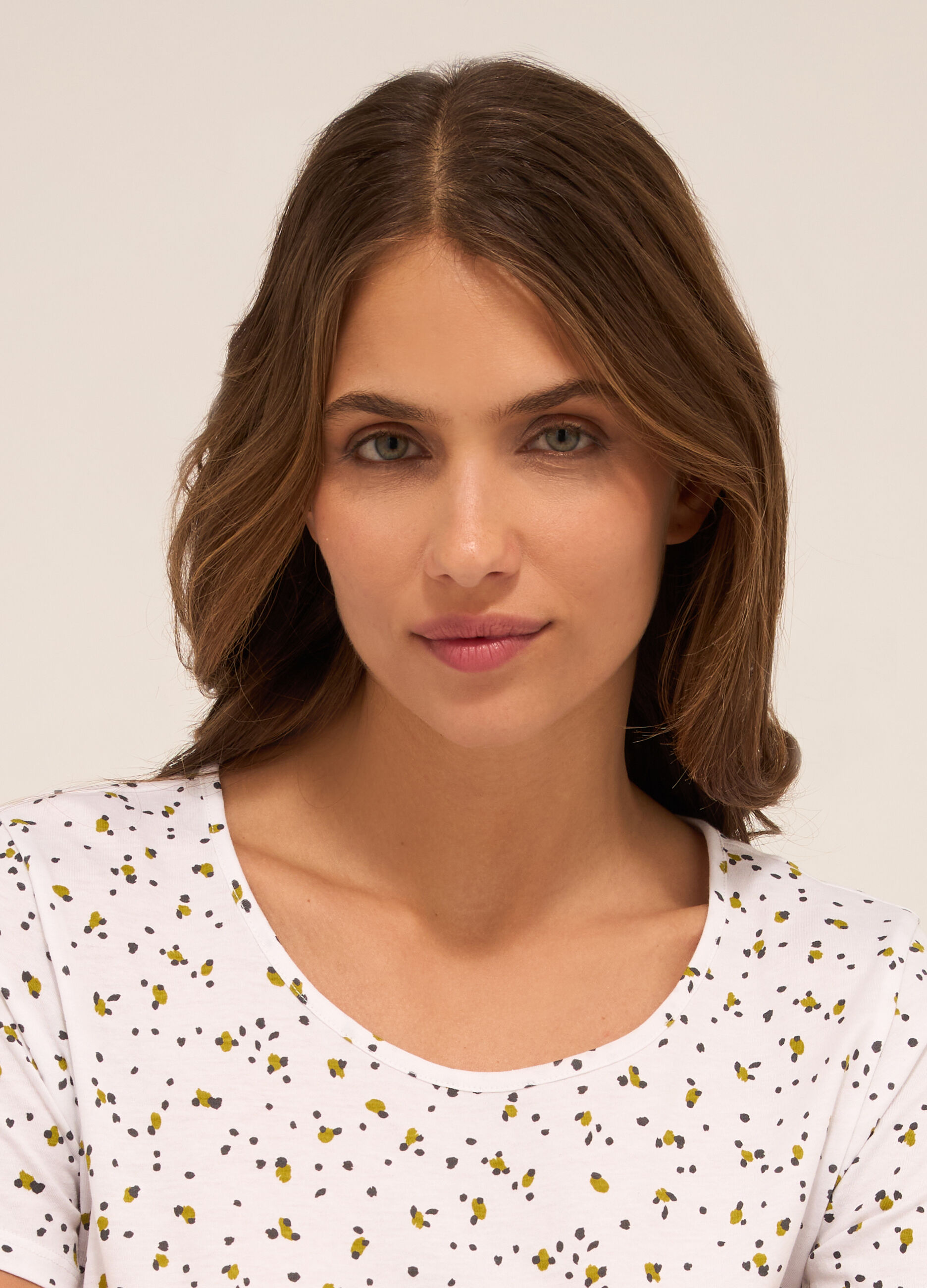 T-shirt in puro cotone donna_2