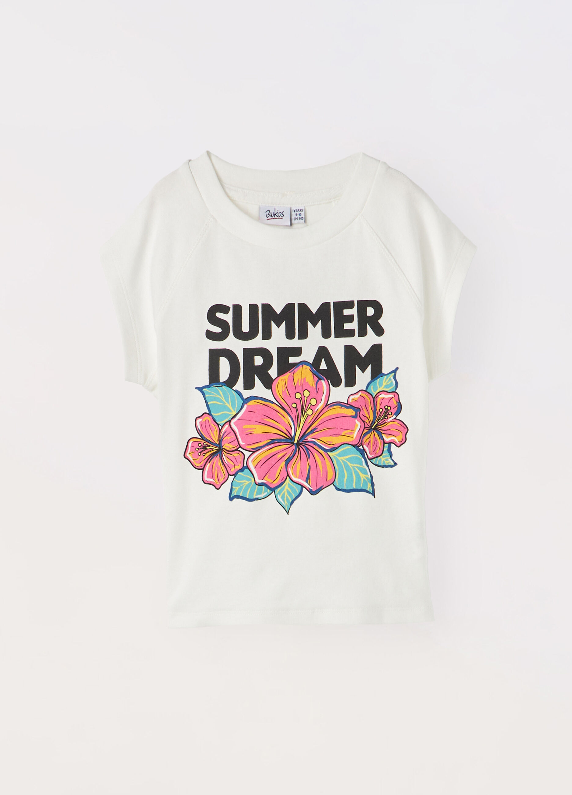 T-shirt in cotone stretch ragazza_0