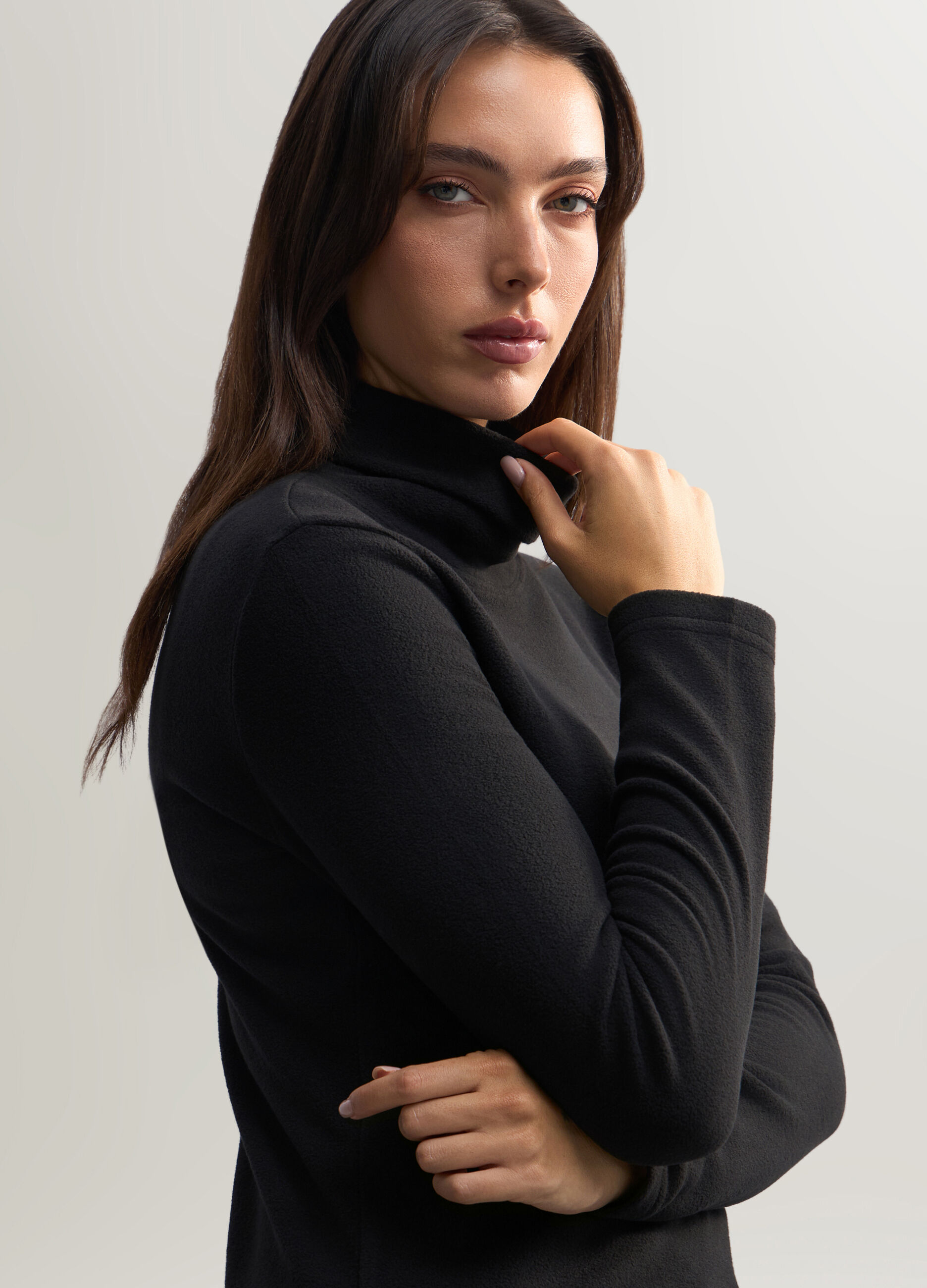 Lupetto Fitted in pile donna_2