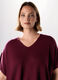 Maglia poncho in misto lana donna curvy_2