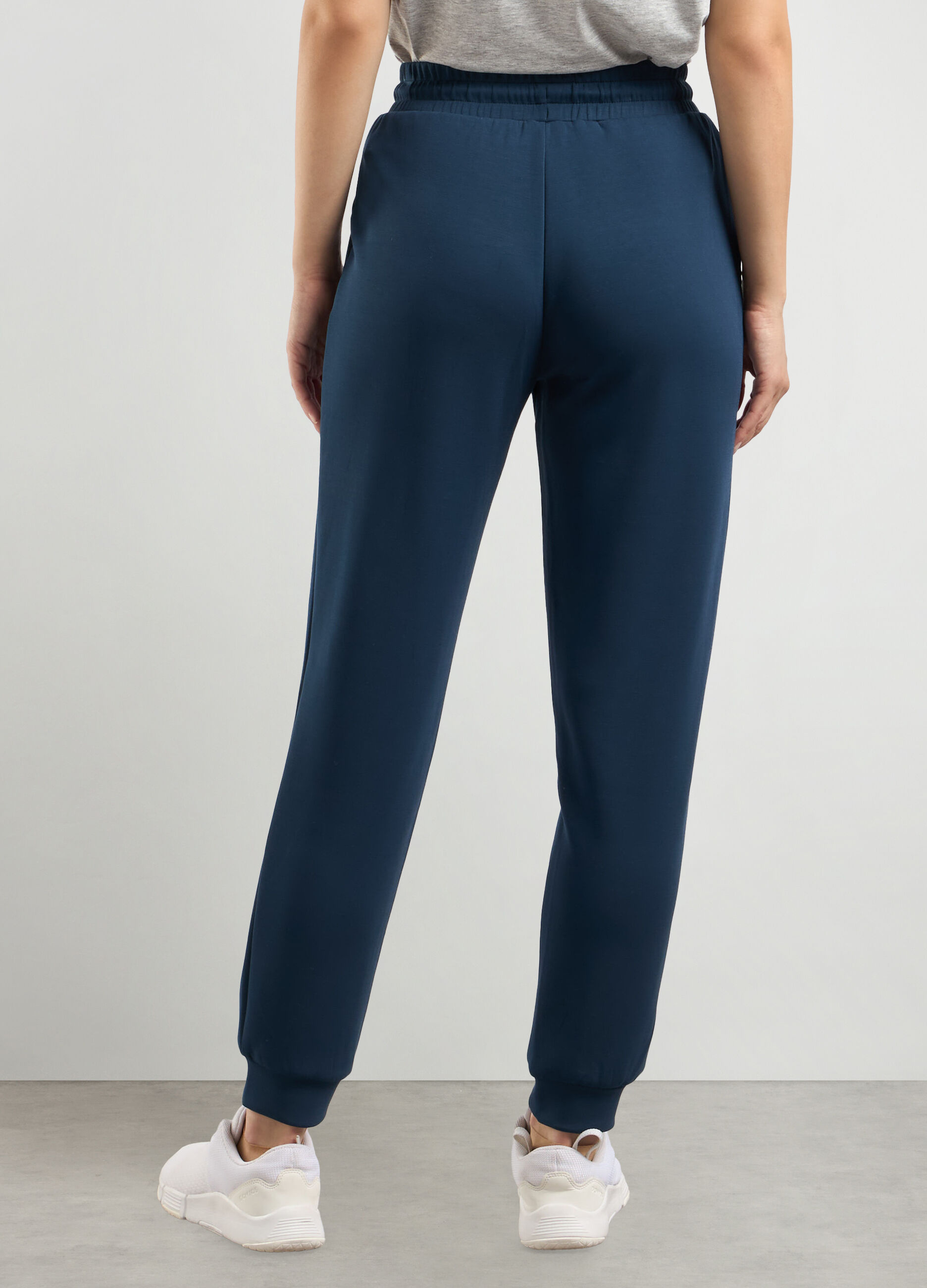 Jogger in tessuto stretch donna_1